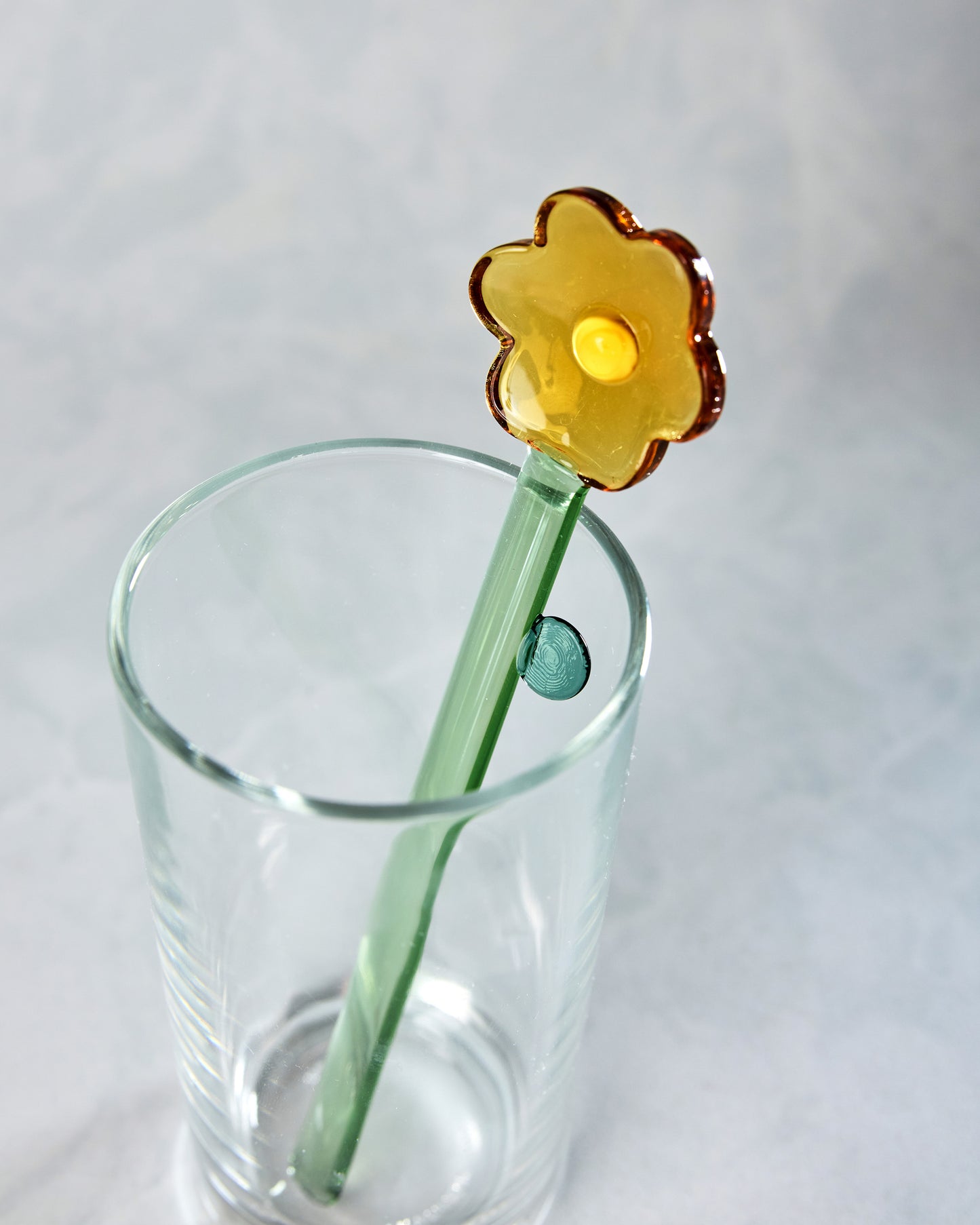 Yellow Combo - Lily Glass Stirring Spoon - TUTU Home - Printfresh