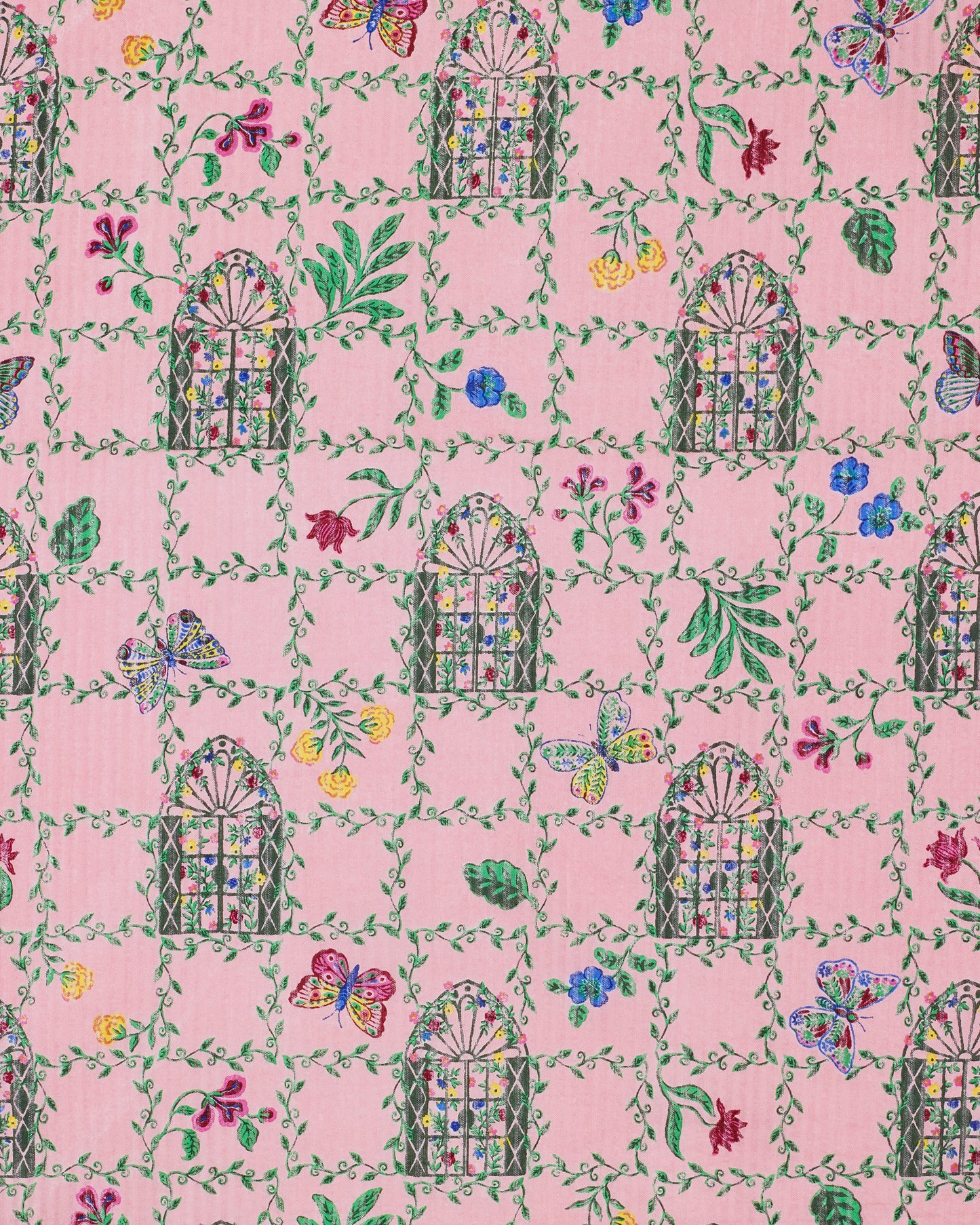 Gilded Greenhouse - Florence Dress - Pink Muse - Printfresh