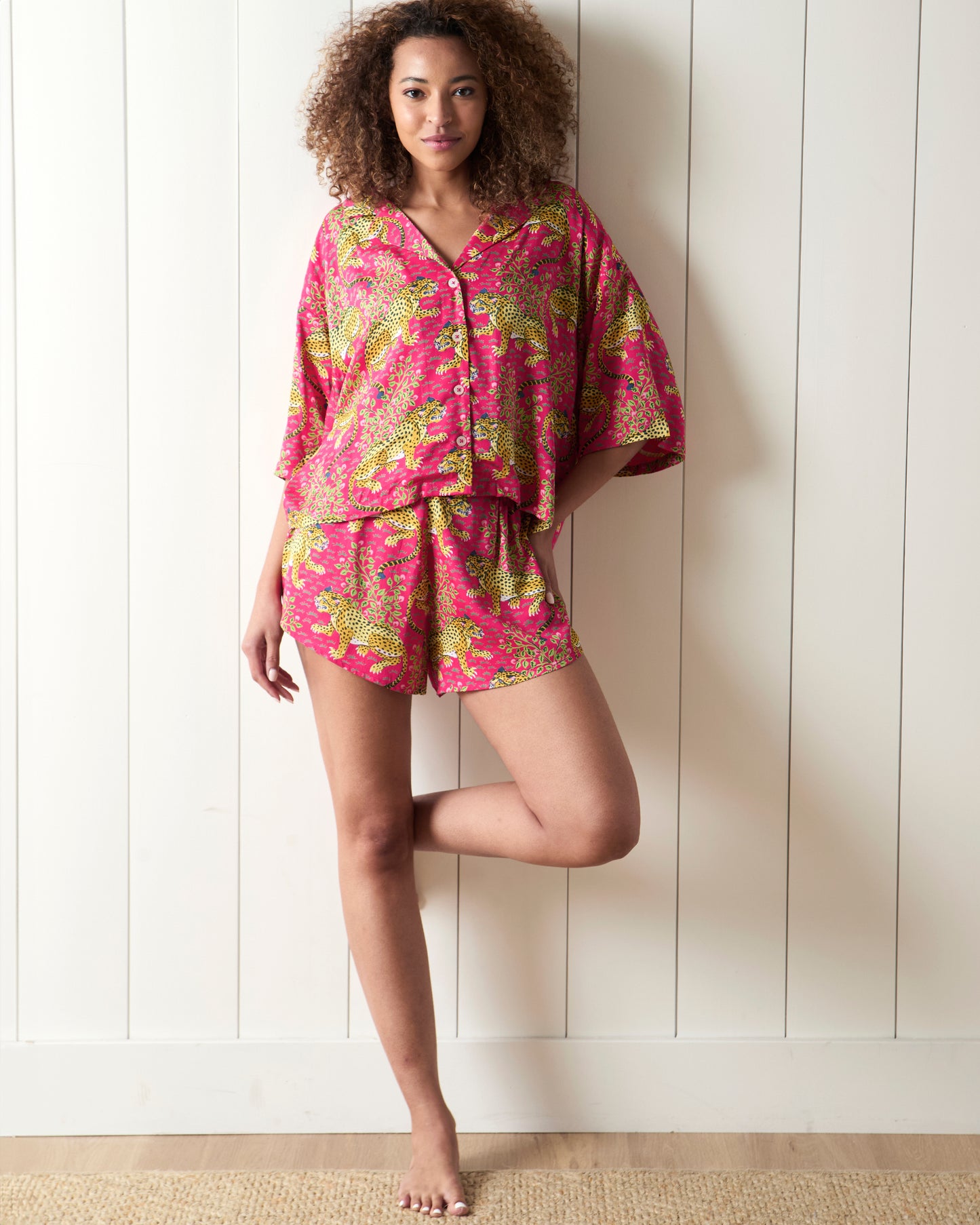 Bagheera - Eco Satin Sweet Dreams Set - Hot Pink - Printfresh