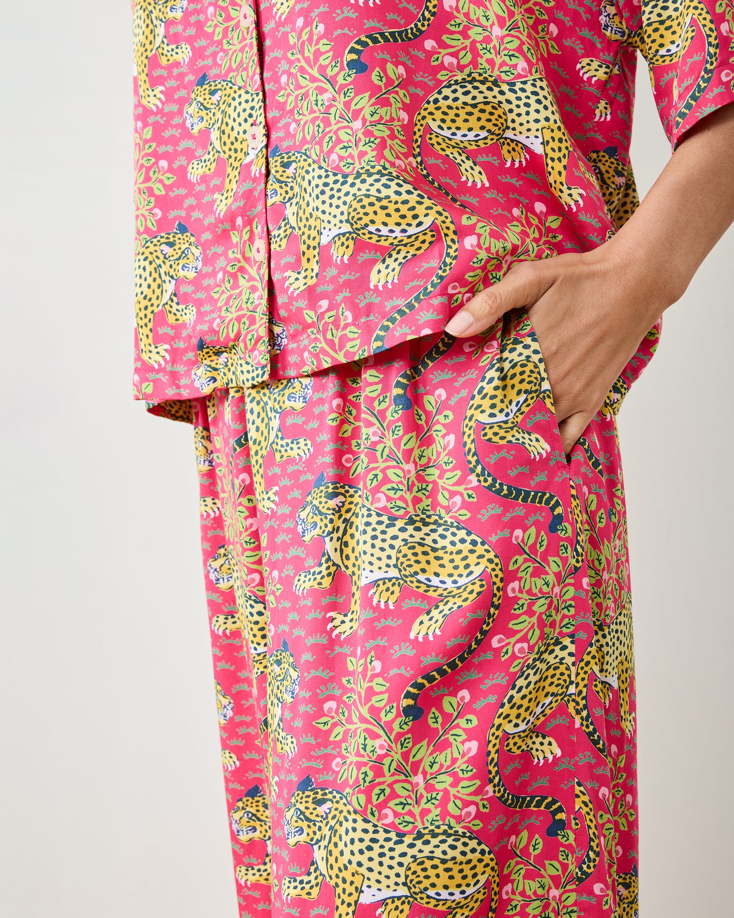 OLD FIT Bagheera - Eco Satin Wildest Dreams Set - Hot Pink - Printfresh