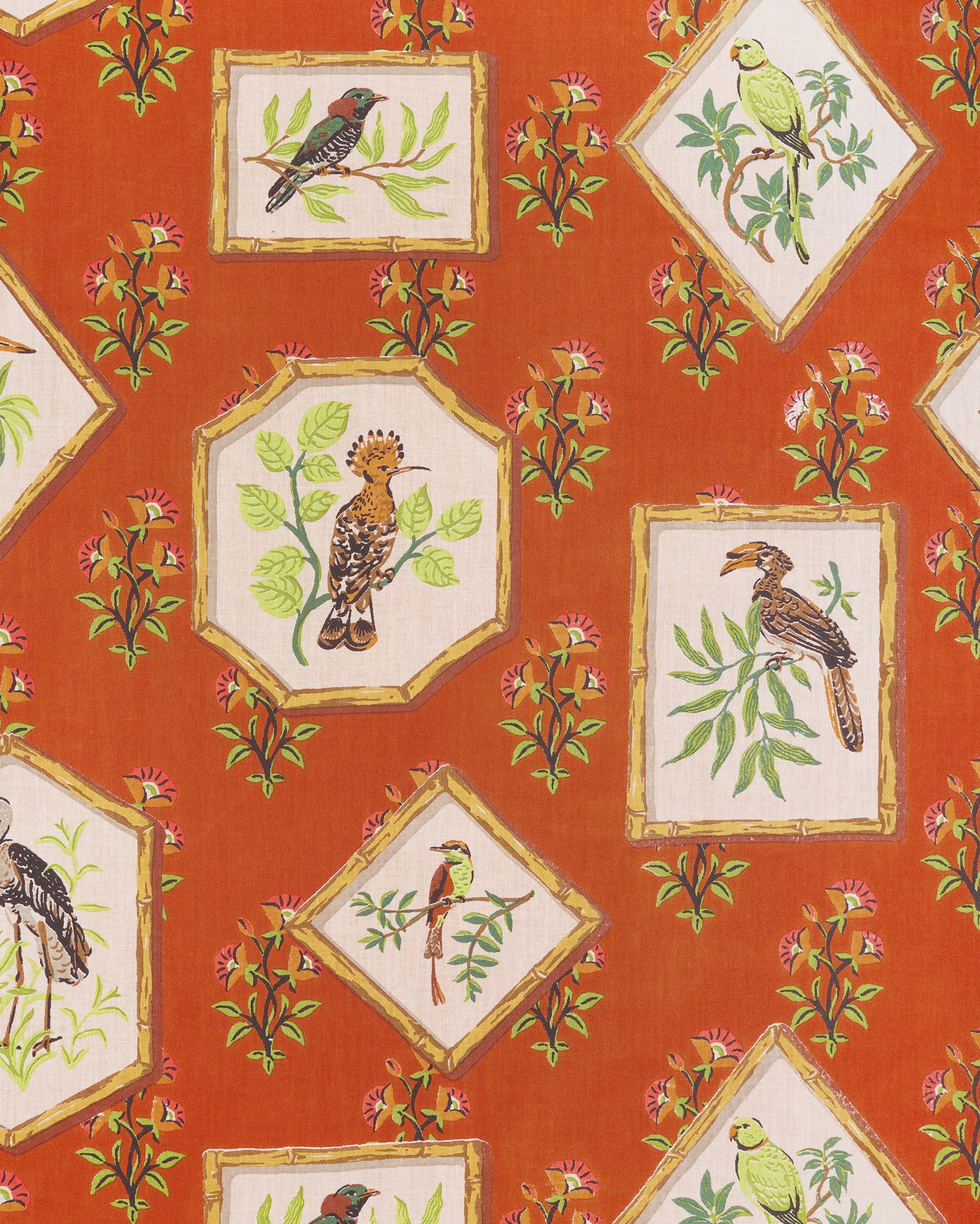 Birds Of India - Gracie Dress - Copper - Printfresh