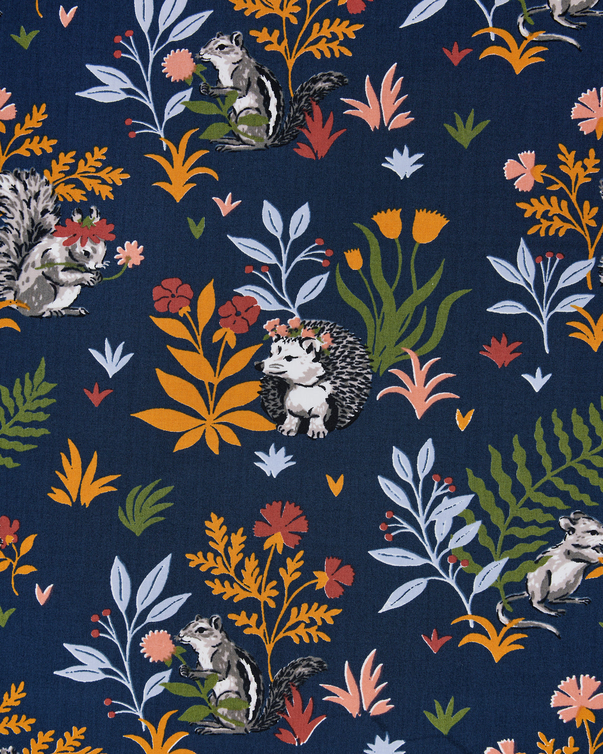 Woodland Critters - Short PJ Set - Indigo