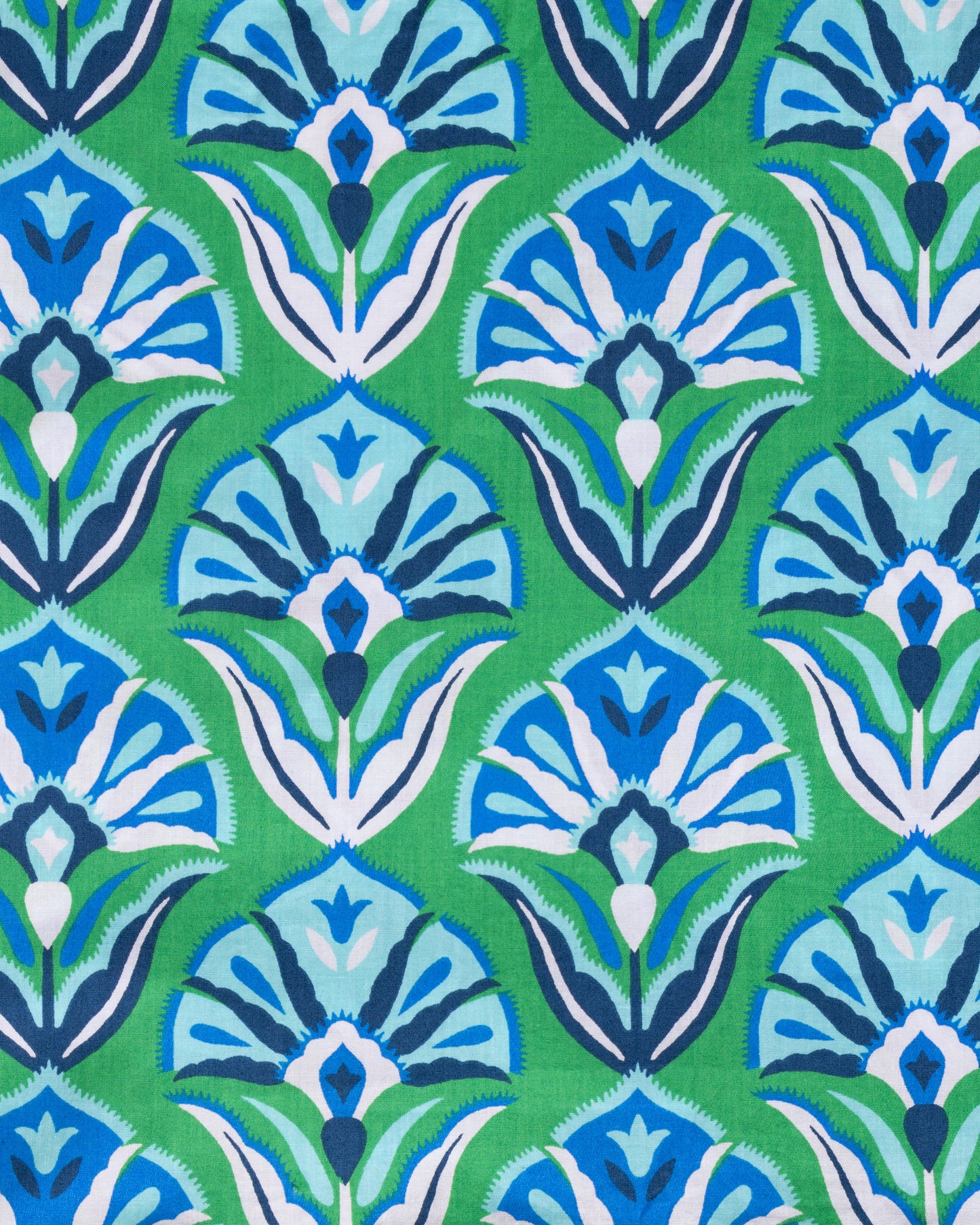 Geo Floral - Atlantic Dress - Green Juice - Printfresh