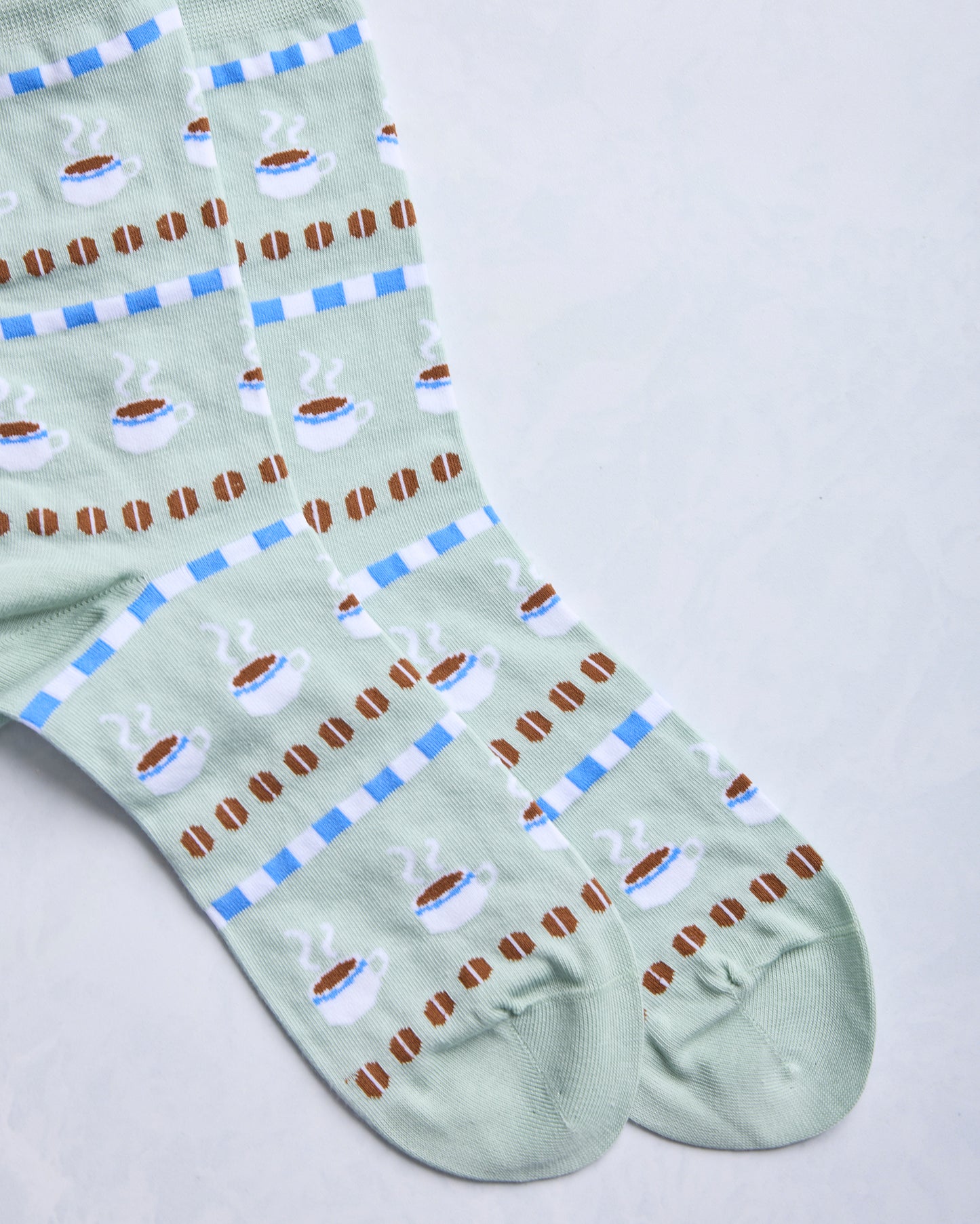 Green Combo - Coffee Crew Socks - Printfresh