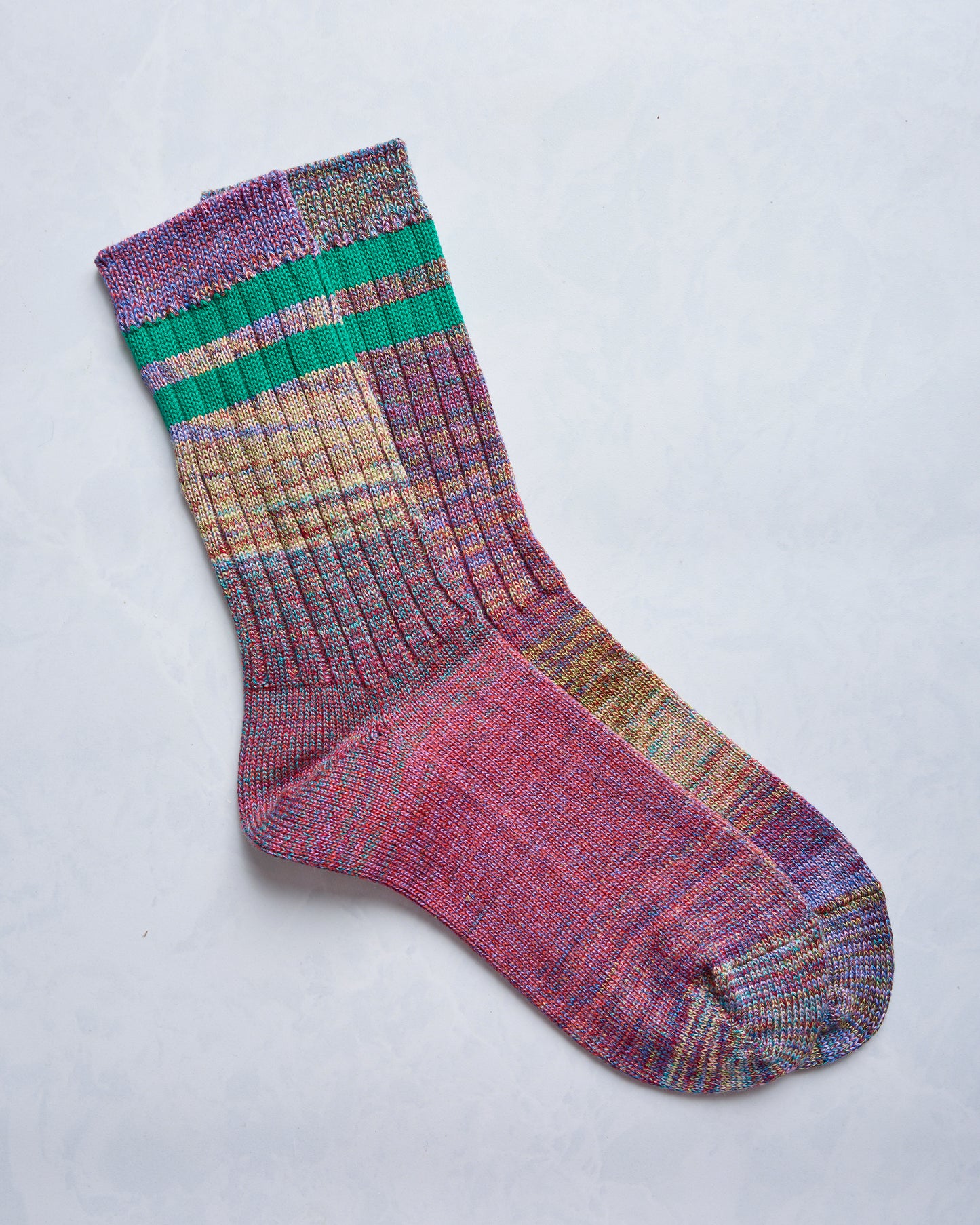 Emerald - Cosmic Space Dye Varsity Crew - Printfresh