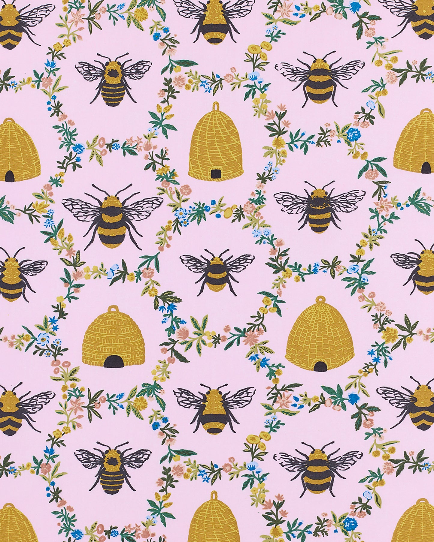 Sweet Bee - Long PJ Set - Pink Petal - Printfresh