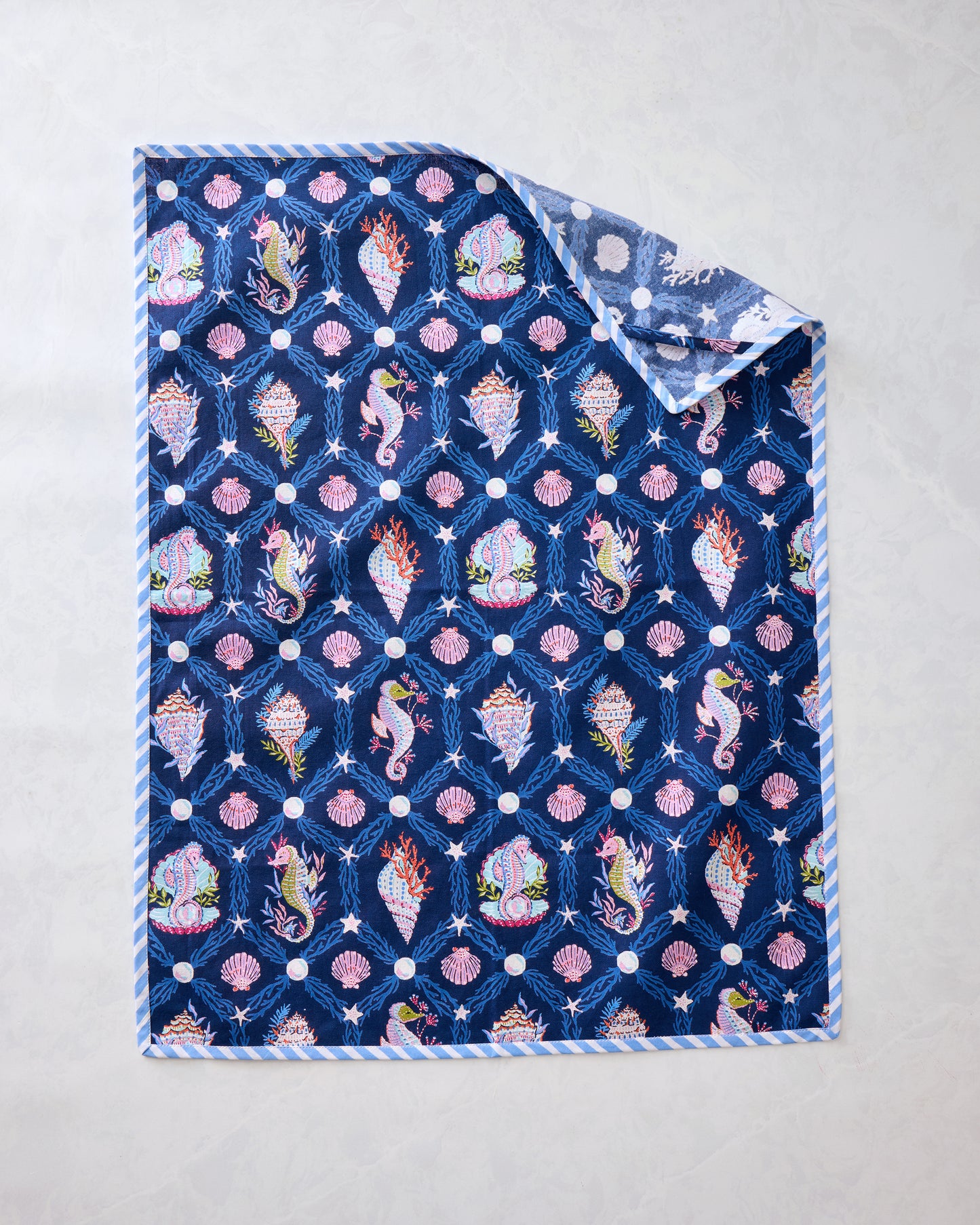 Underwater Enchantment - Tea Towels Set of 2 - Navy - Printfresh