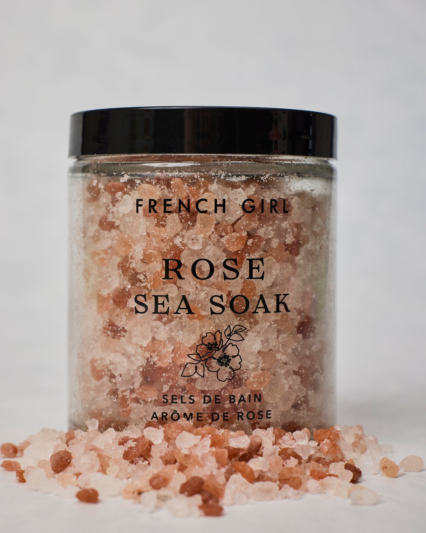 Rose - Organic Calming & Soothing Rose Bath Salts - French Girl