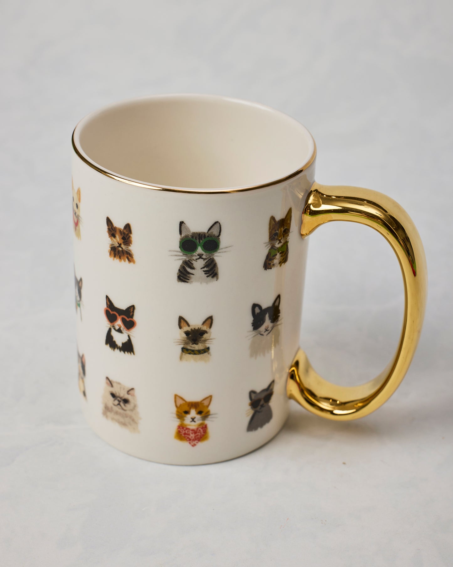 Multi - Cool Cats Porcelain Mug - Rifle Paper Co