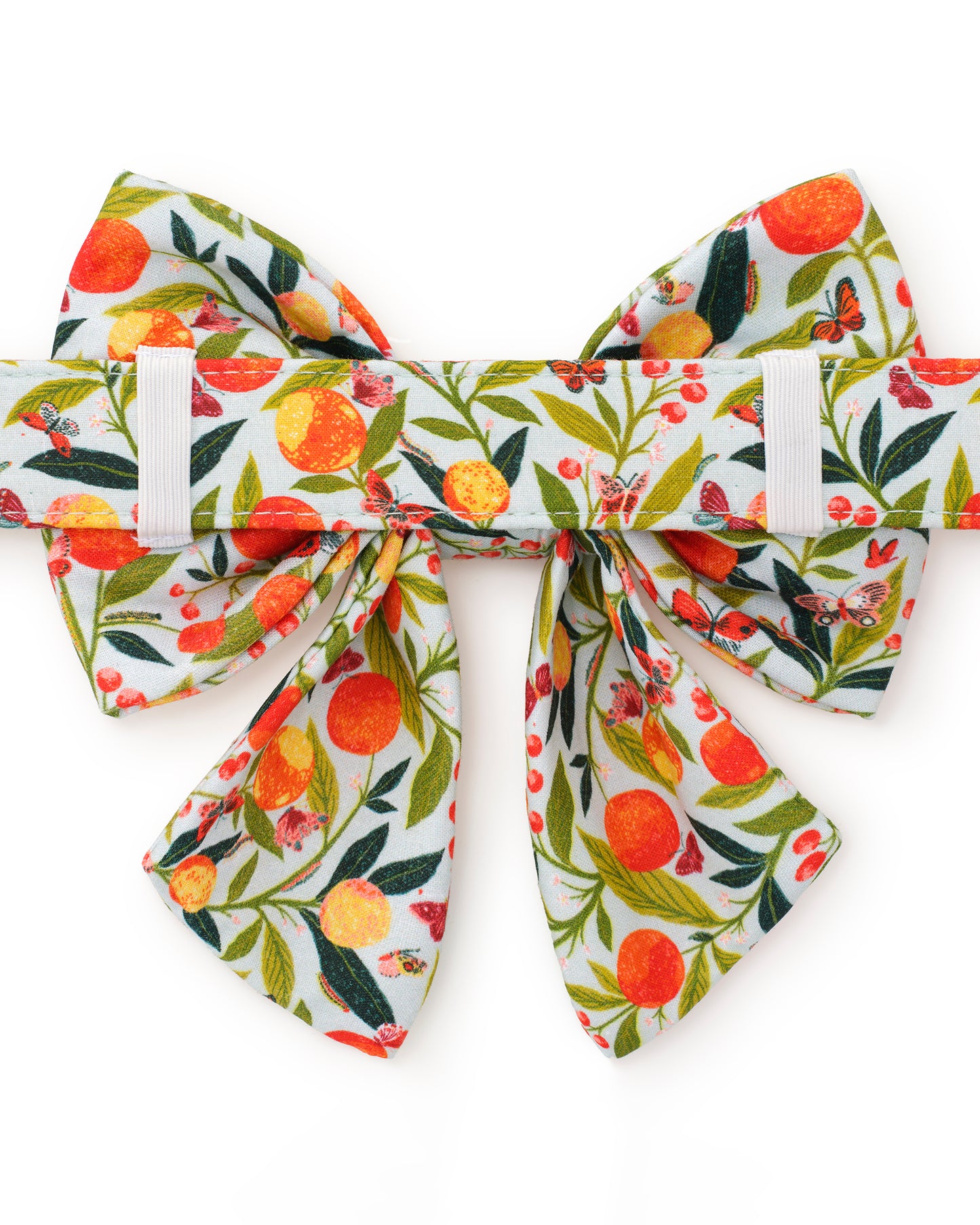 PF x The Foggy Dog Butterfly Grove - Lady Dog Bow - Soft Blue - Printfresh