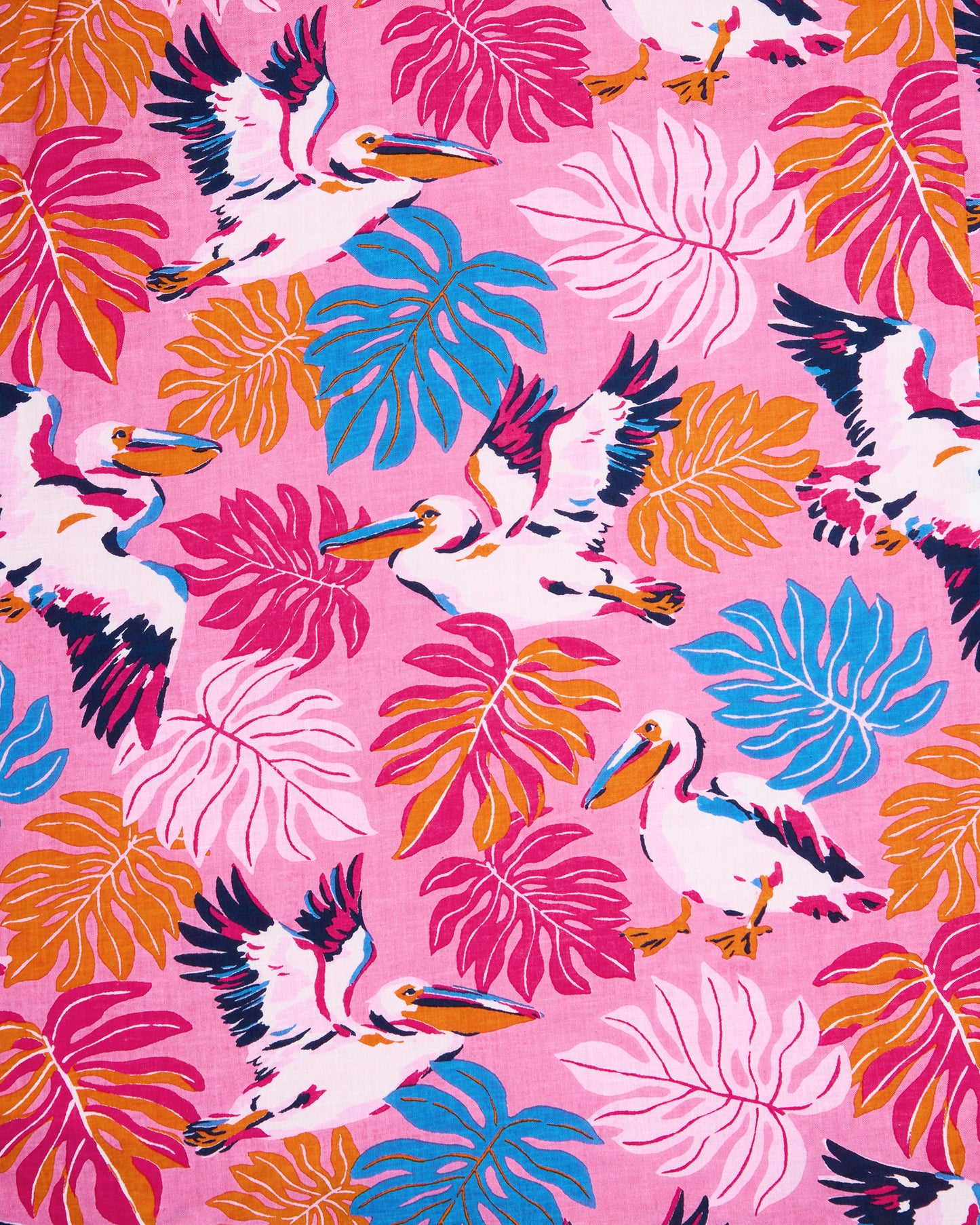 Pelican Palms - Riviera Set - Marina Pink - Printfresh