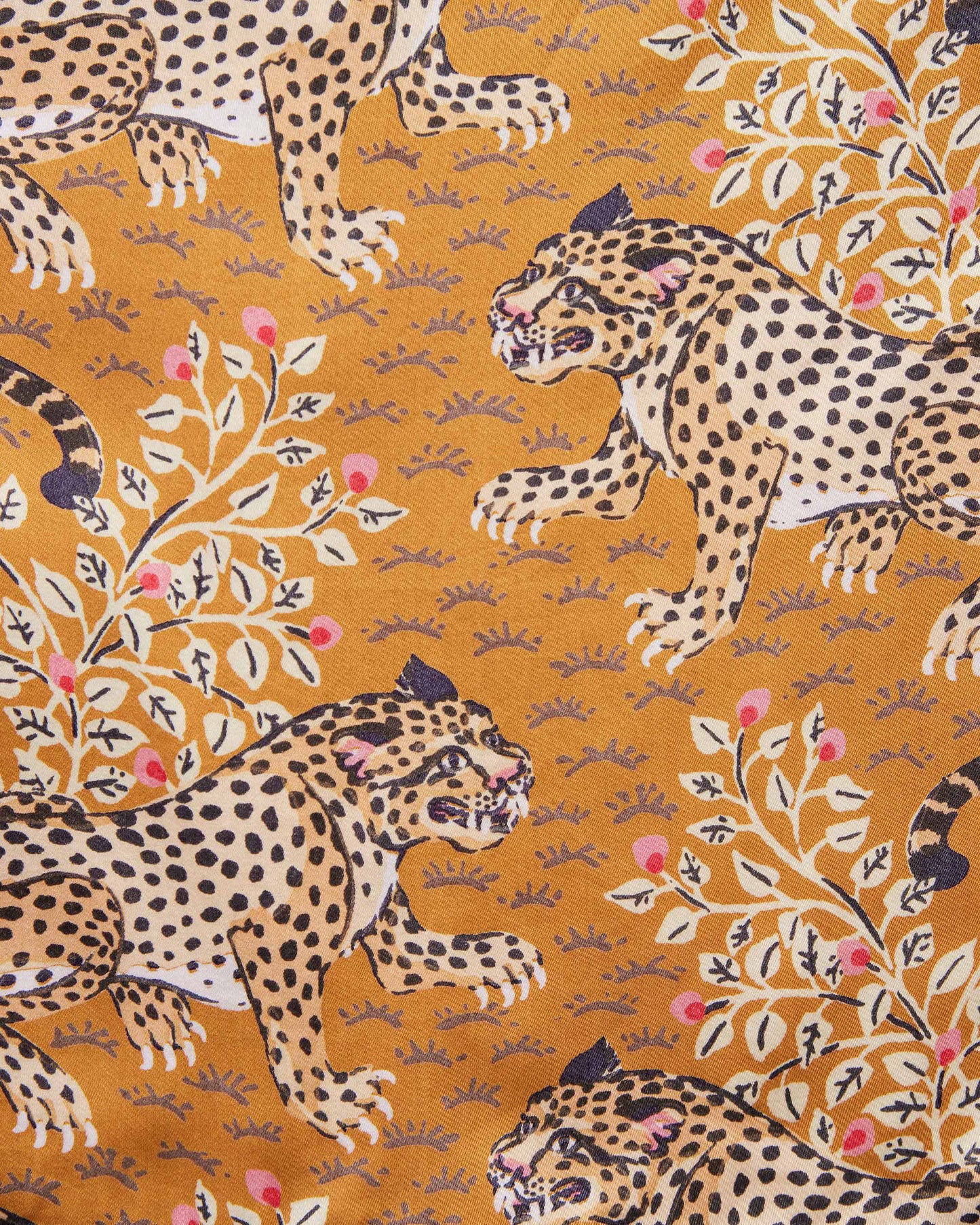 Bagheera - Satin Eye Mask - Tobacco - Printfresh