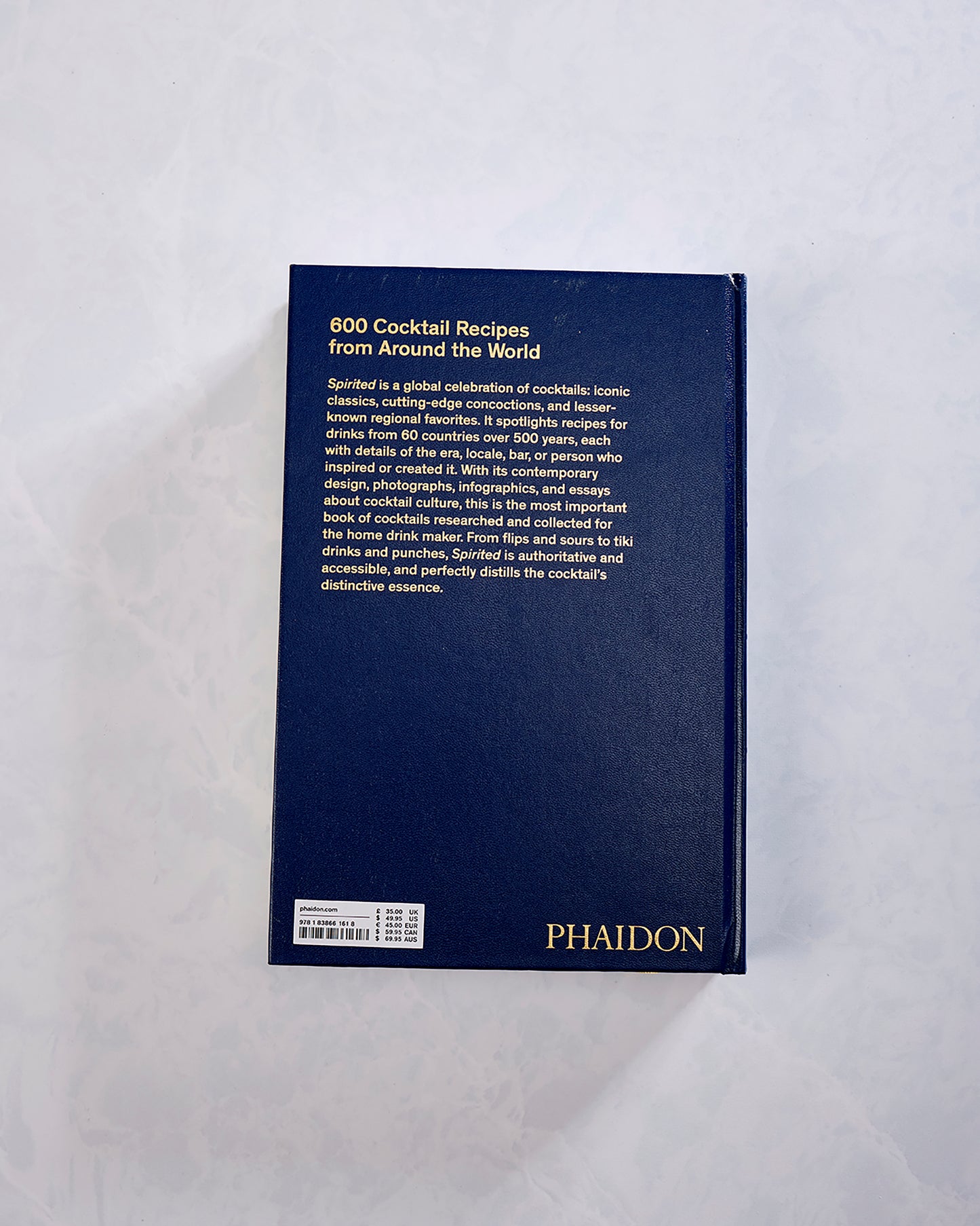 Navy - Spirited: Cocktails from Around the World - Phaidon