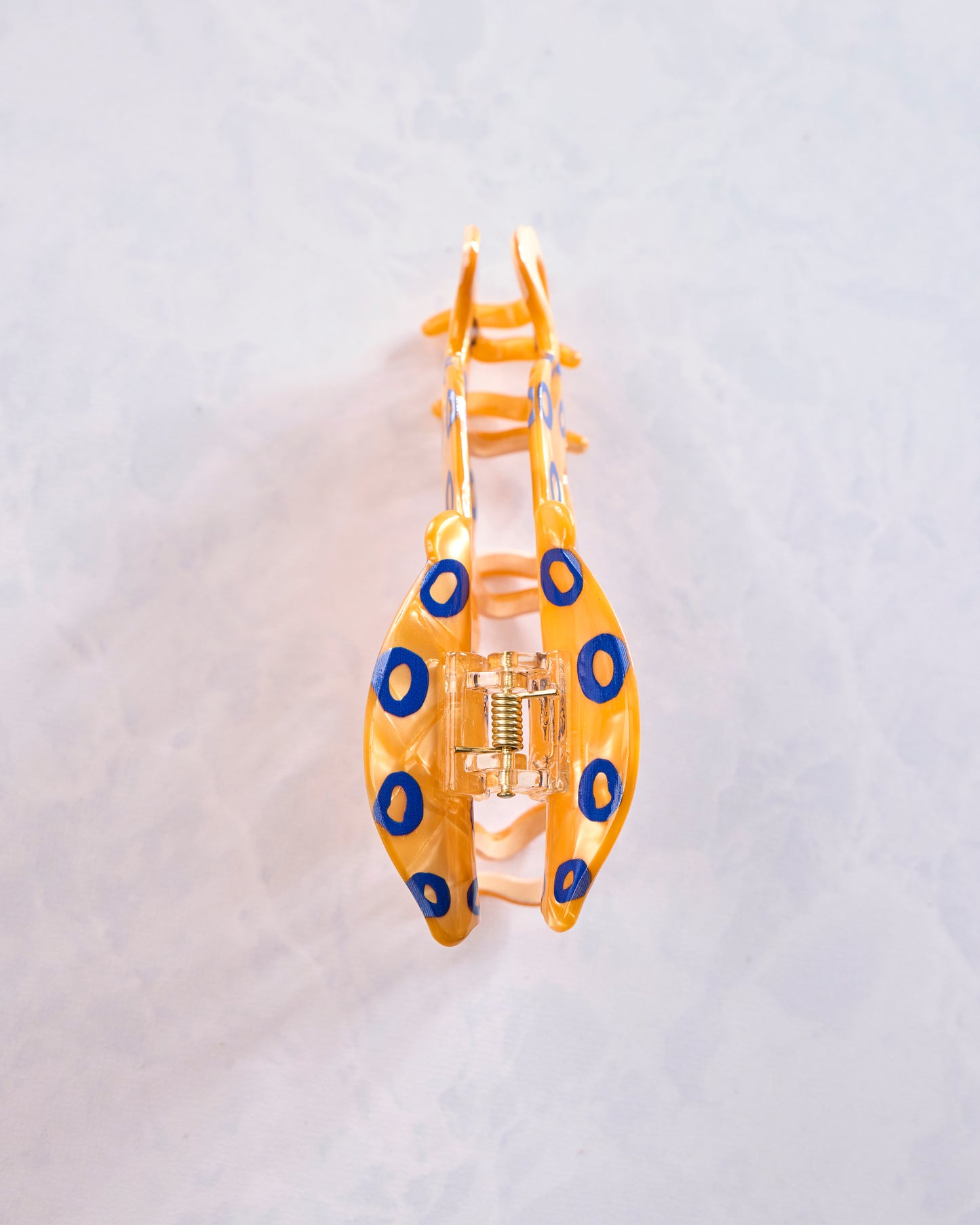 Orange Combo - Blue Ringed Octopus Claw Clip - The Diva Soap