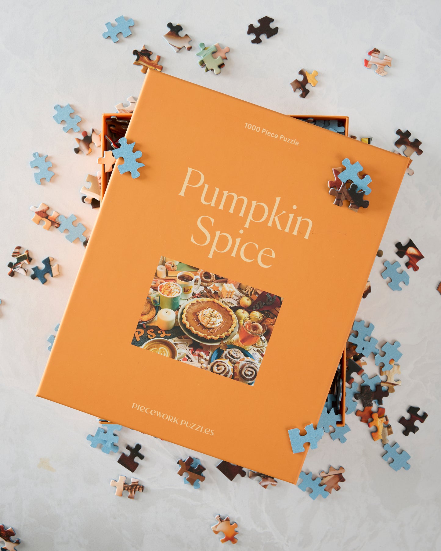 Orange - Pumpkin Spice - 1000 Piece Puzzle - Piecework