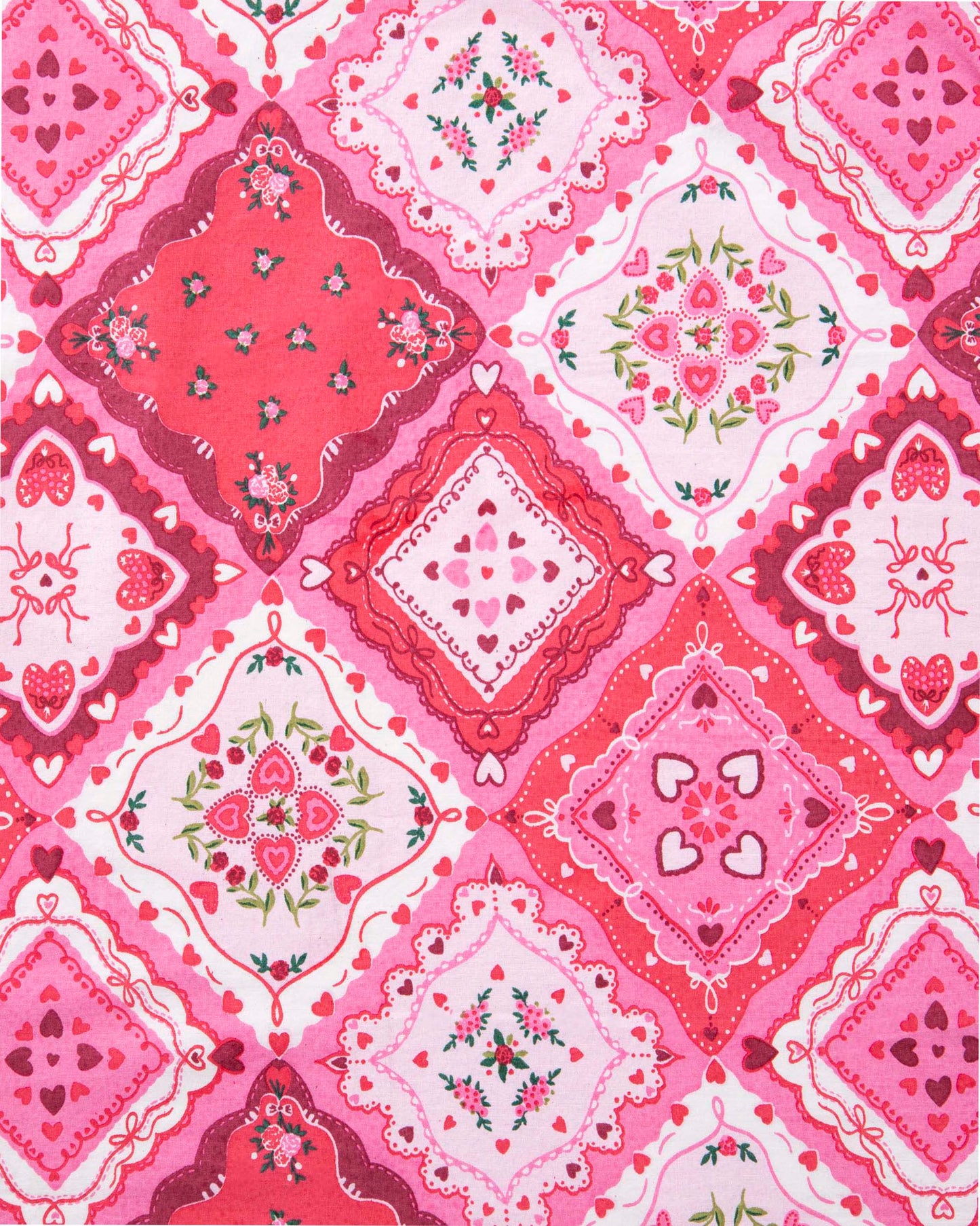 Vintage Valentine - Cami Nightgown - Mailbox Pink - Printfresh