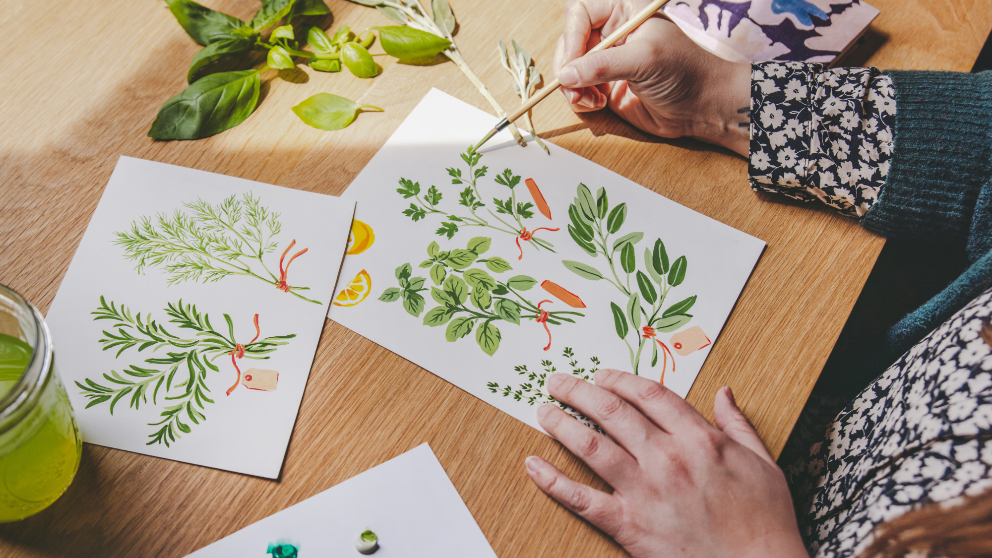 Behind the Print: Herb Garden