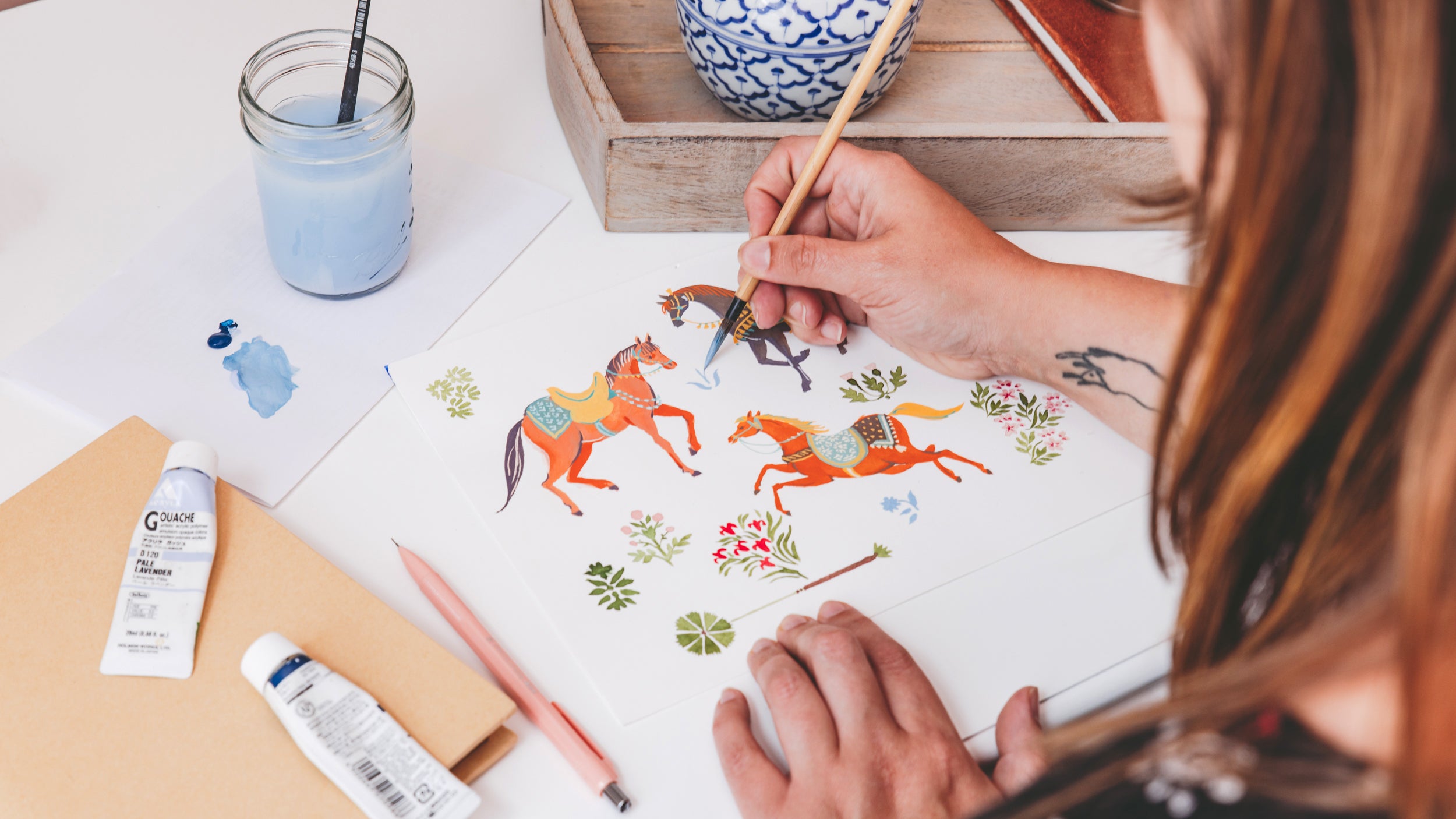 Behind the Print High Horse & In Bloom