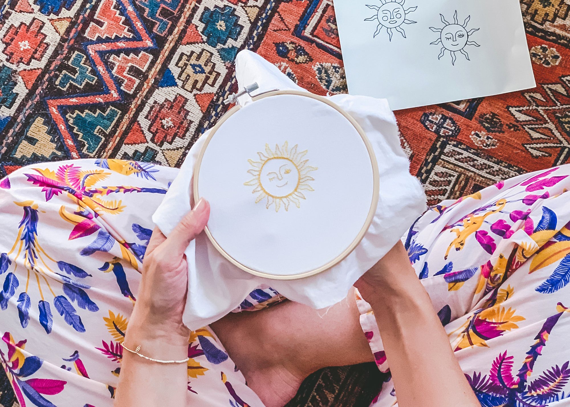 DIY: Sunrise Embroidery