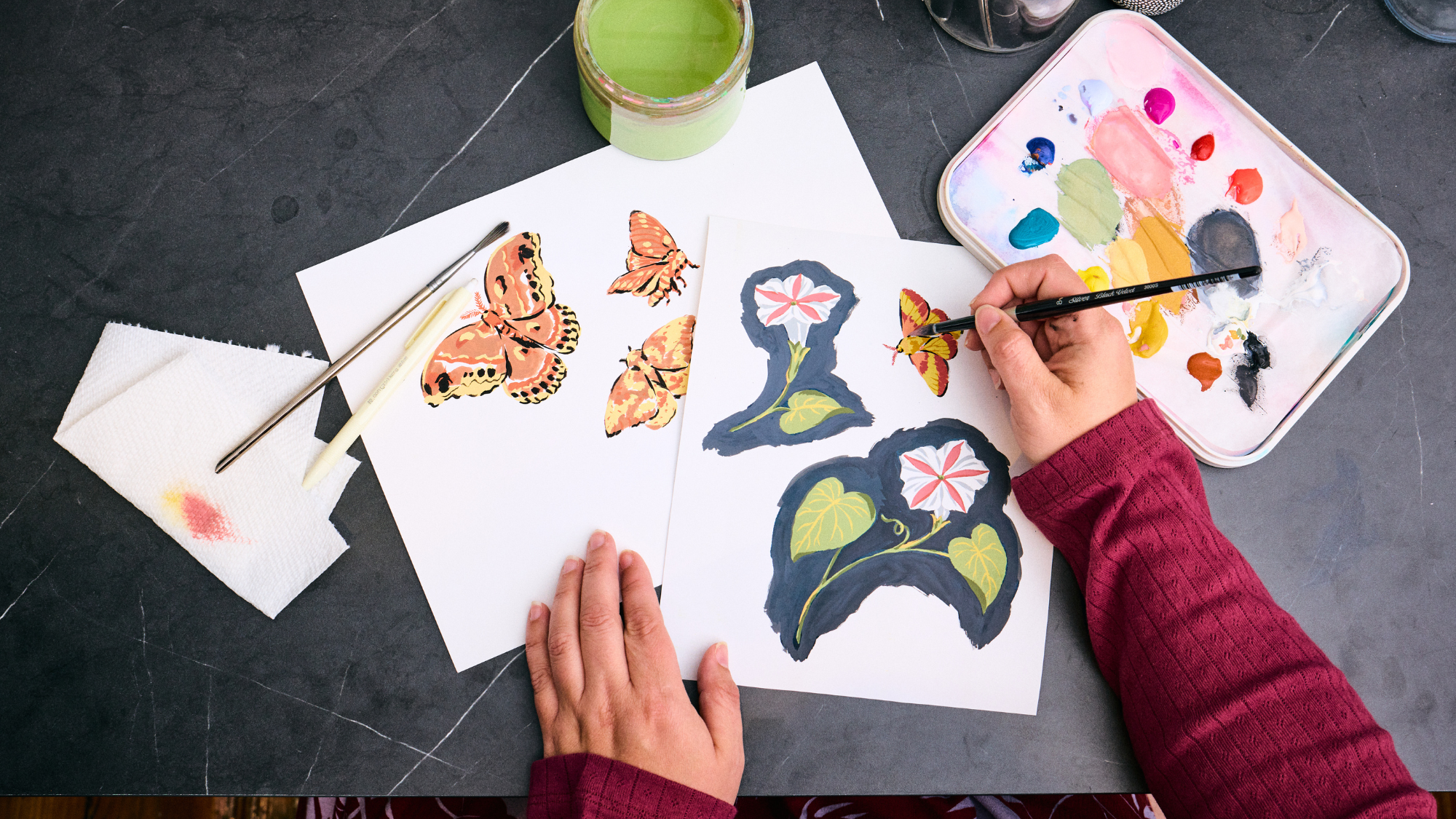 Behind the Print: Midnight Flutter