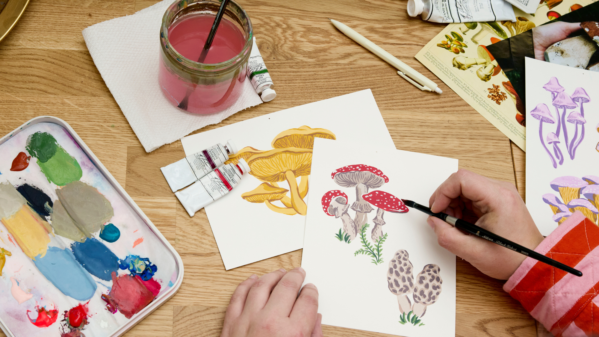 Behind the Print: Mushroom Medley