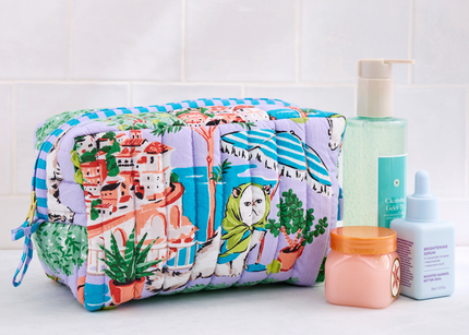 Quilted Makeup Bags & Pouches