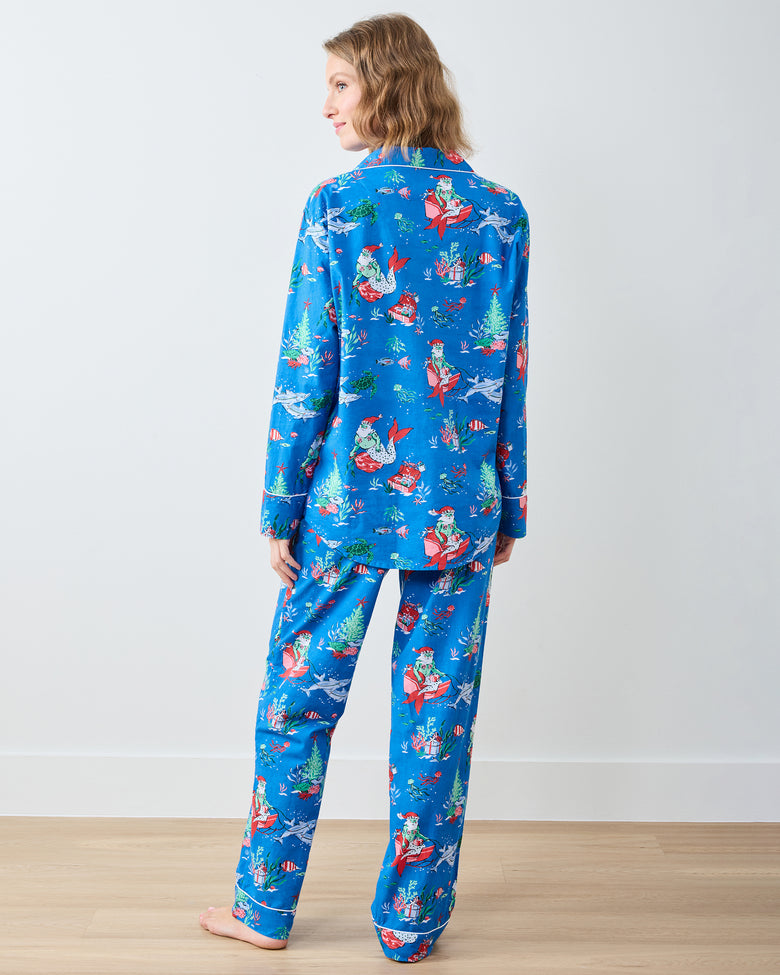 Merry Mermen - Long PJ Set - Dolphin Tail - Printfresh