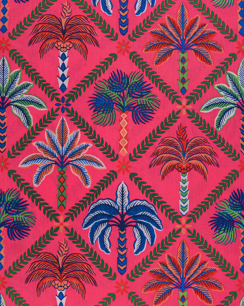 Palm Tree Paradise - Lucia Dress - Cocktail Umbrella - Printfresh