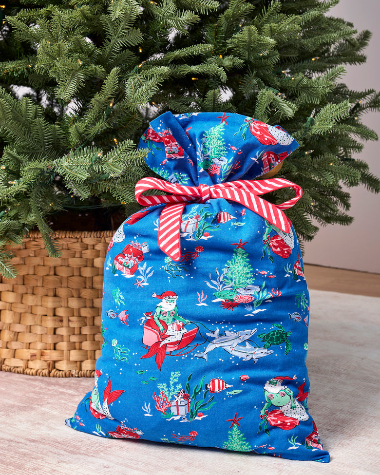 Merry Mermen - Gift Sack - Dolphin Tail - Printfresh