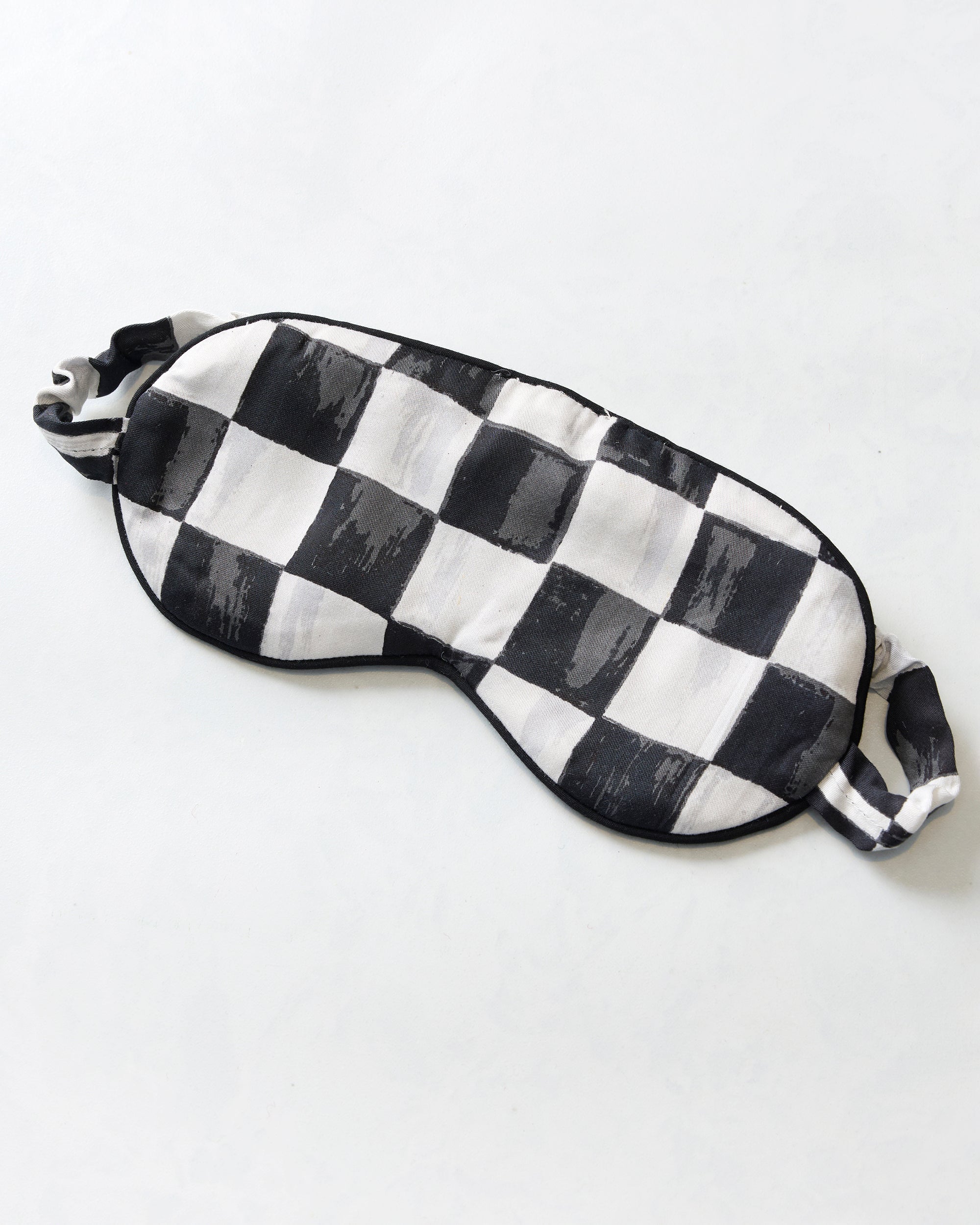 Courtly Check Bagheera - Eco Satin Eye Mask - Floral - Printfresh