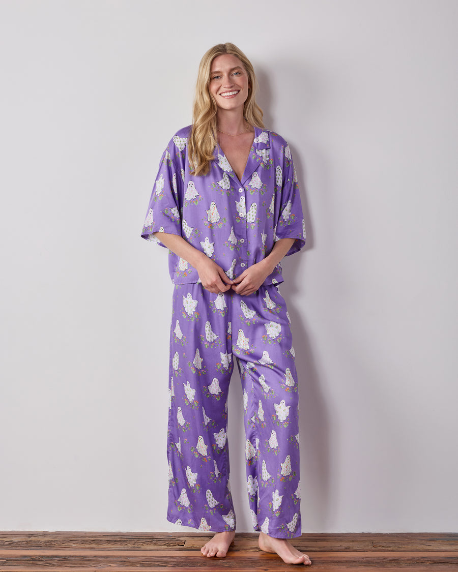 Gardening Ghosts - Tall Eco Satin Wildest Dreams Set - Eerie Amethyst