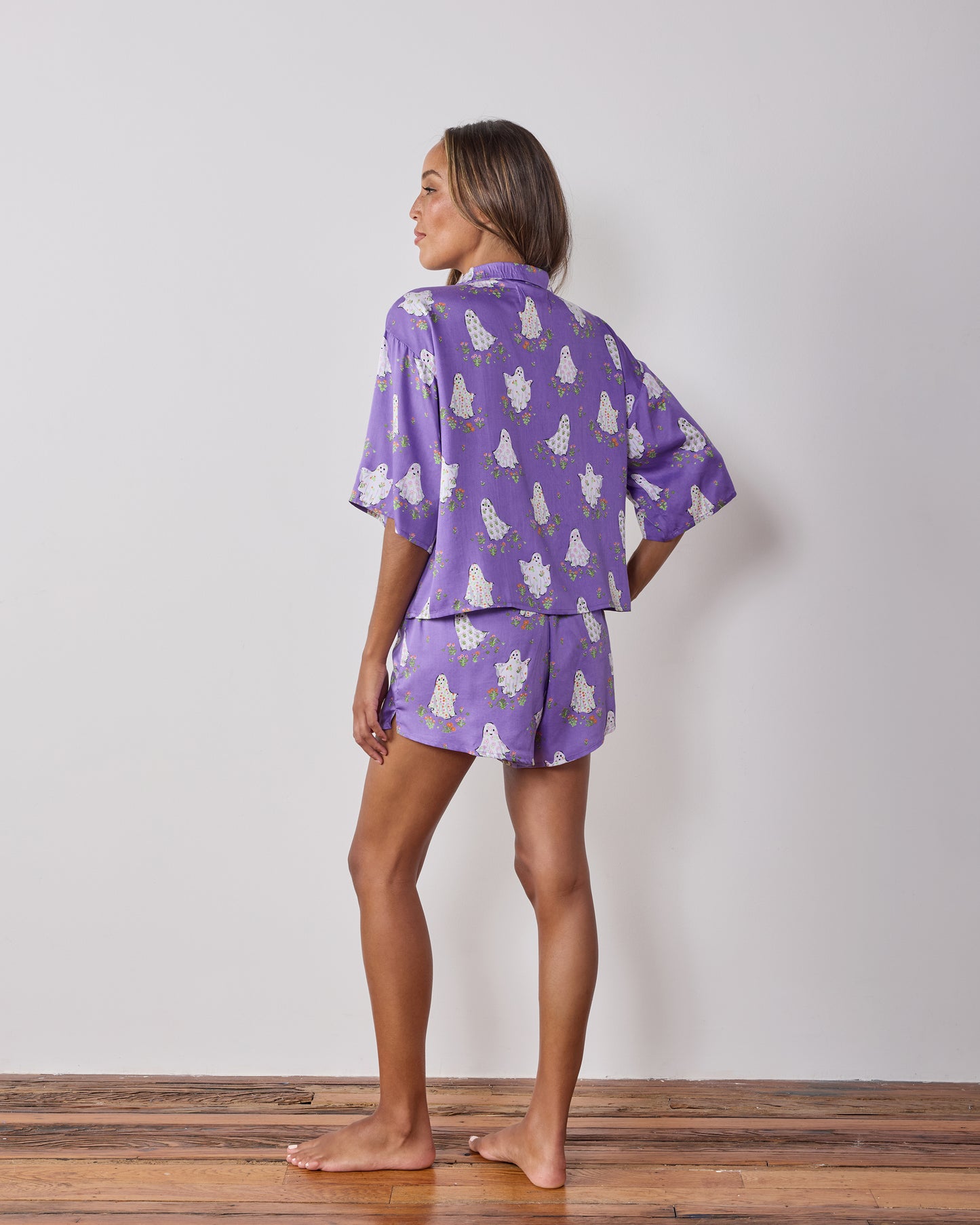 Gardening Ghosts - Eco Satin Sweet Dreams Set - Eerie Amethyst