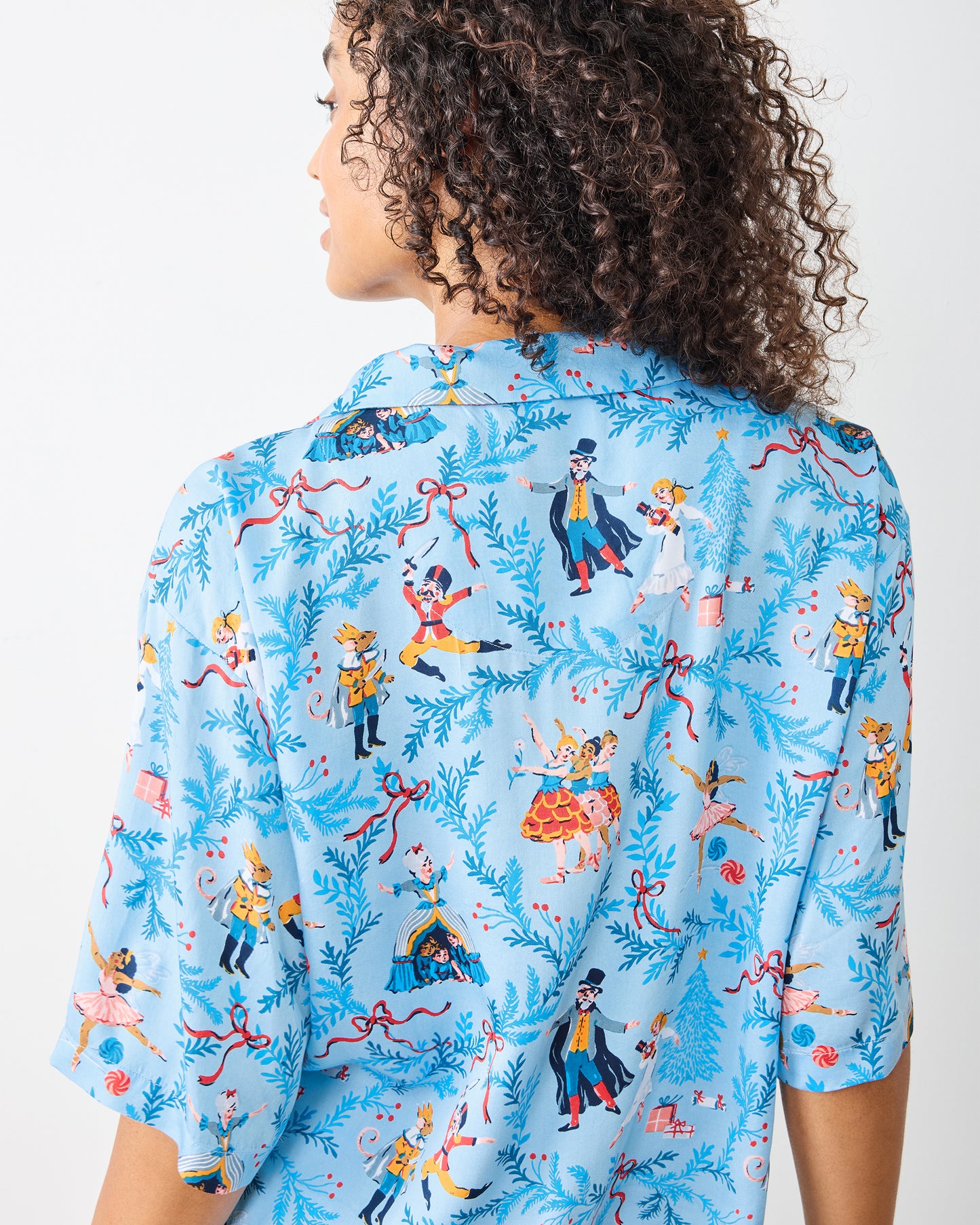 Nutcracker Dreams - Petite Eco Satin Wildest Dreams Set - Blue Slipper - Printfresh