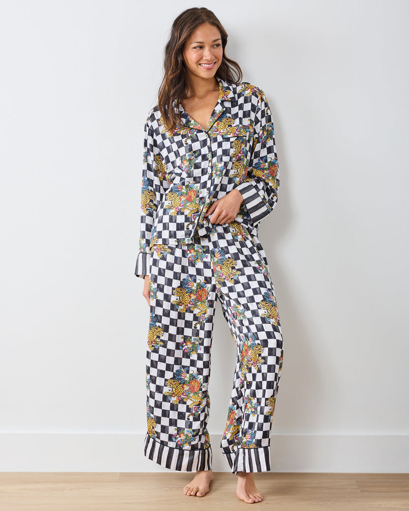 Courtly Check Bagheera - Eco Satin Soho Set - Floral
