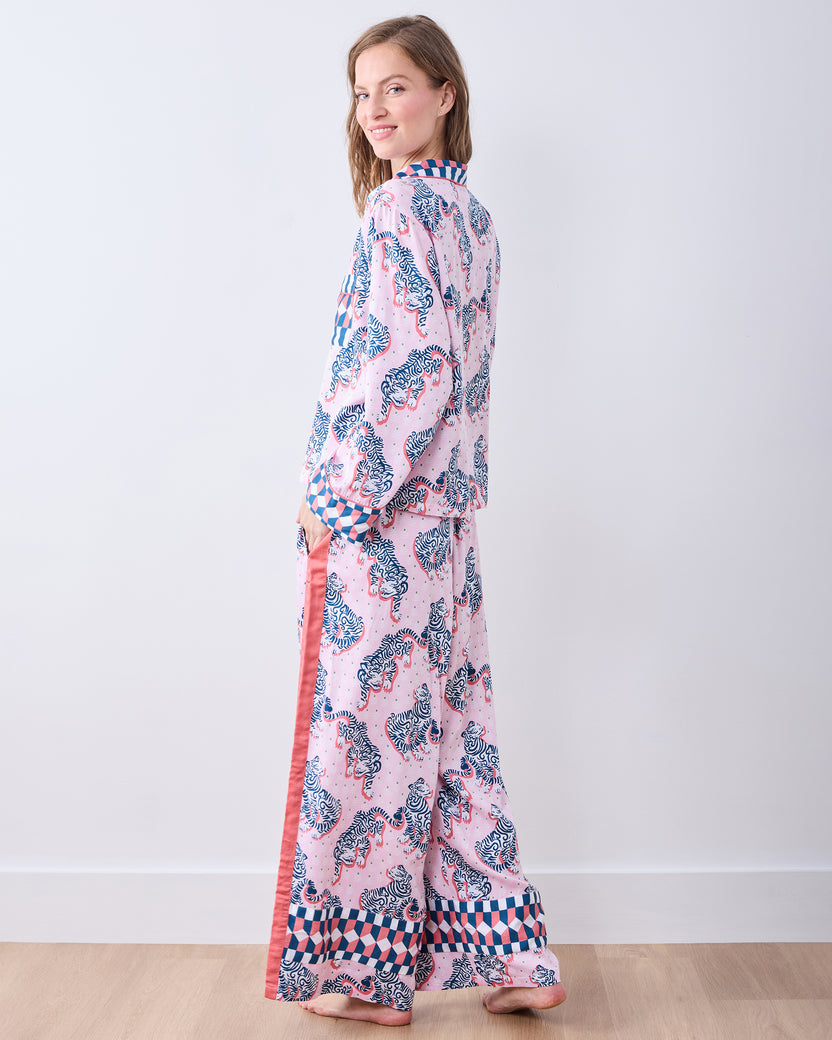 Tiger Queen - Eco Satin Rittenhouse Set - Blush & Bashful - Printfresh