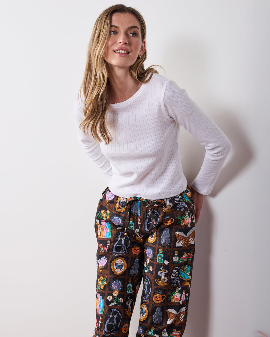 Enchanted Study - Petite PJ Pants - Obsidian