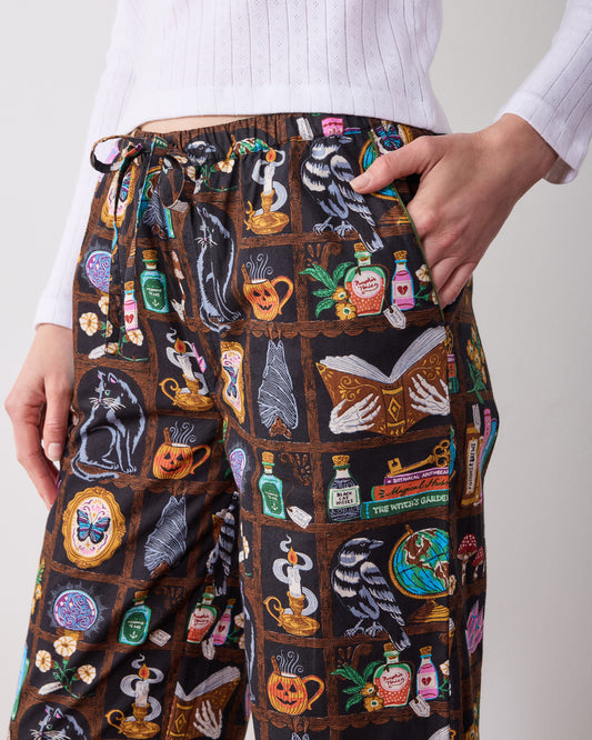 Enchanted Study - Petite PJ Pants - Obsidian