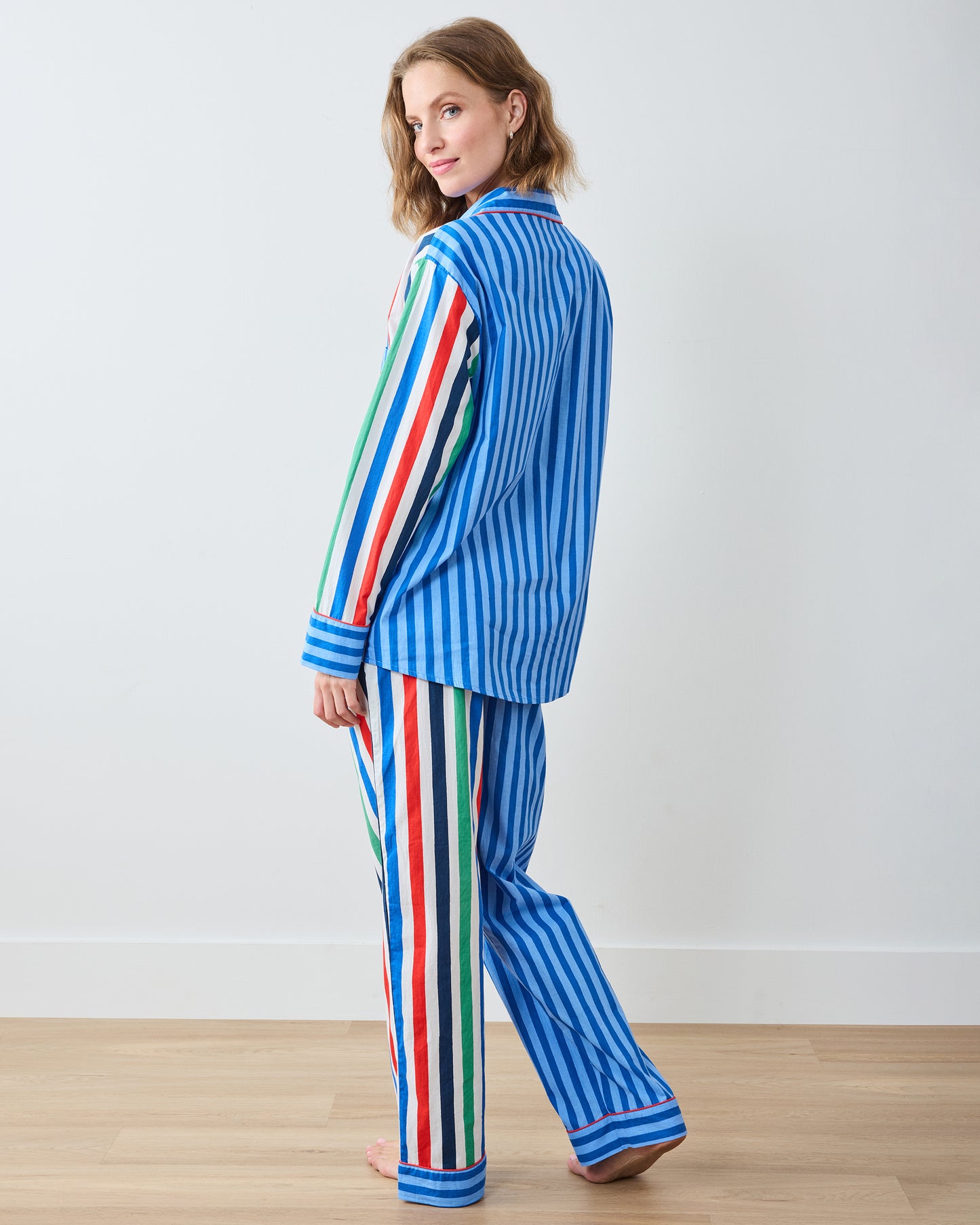 Gift Wrapping - Long PJ Set - Nautical Stripe - Printfresh