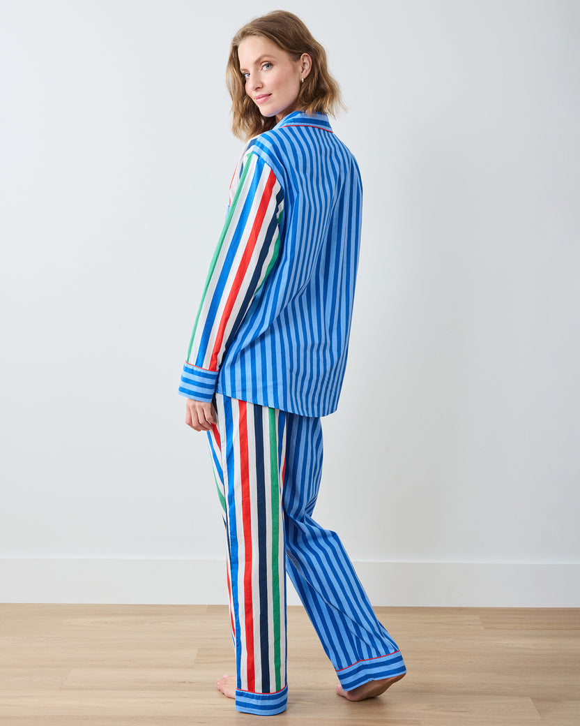 Gift Wrapping - Long PJ Set - Nautical Stripe - Printfresh