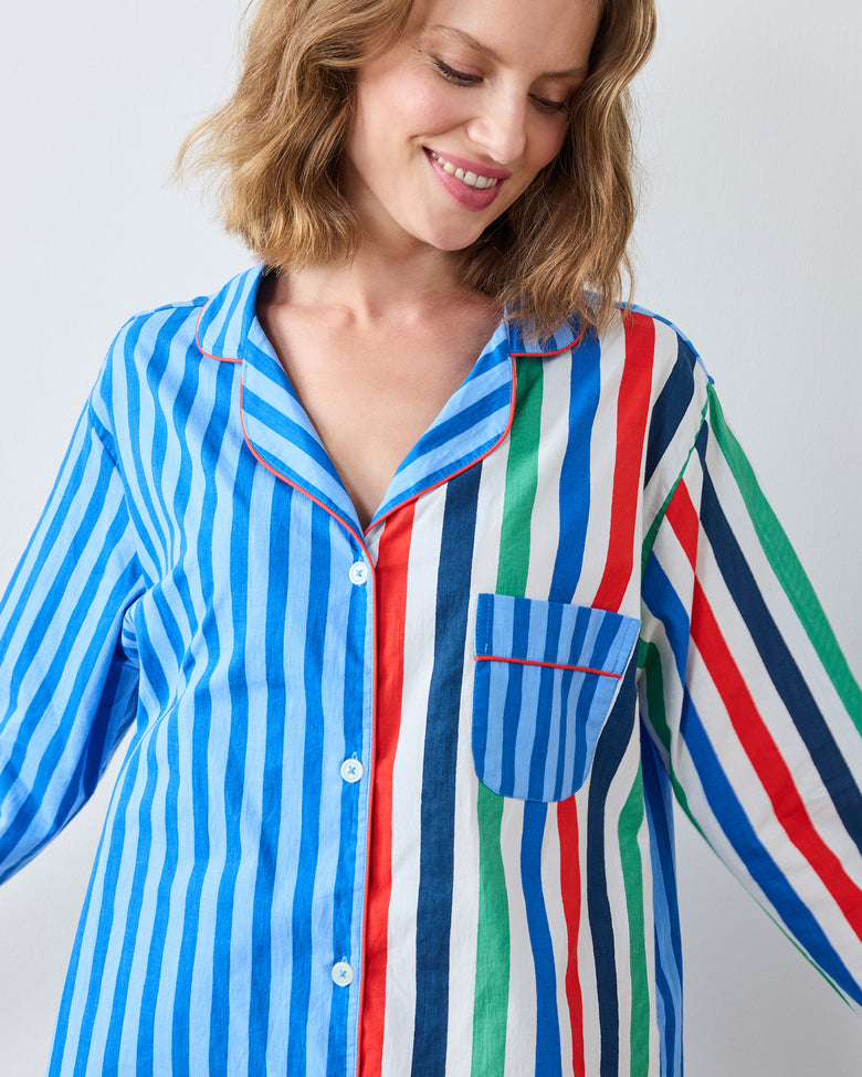 Gift Wrapping - Long PJ Set - Nautical Stripe - Printfresh