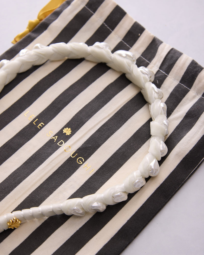 Ivory - Baroque Headband - Lele Sadoughi - Printfresh