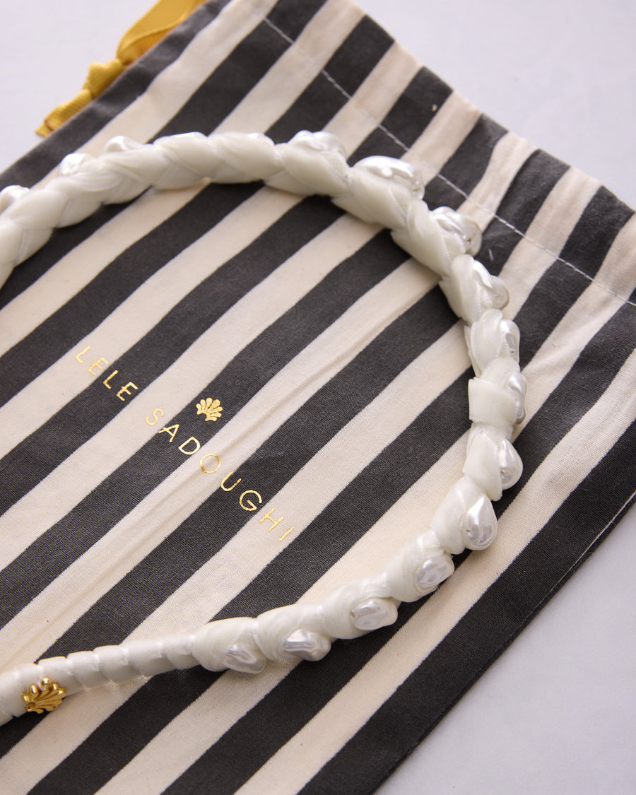 Ivory - Baroque Headband - Lele Sadoughi - Printfresh