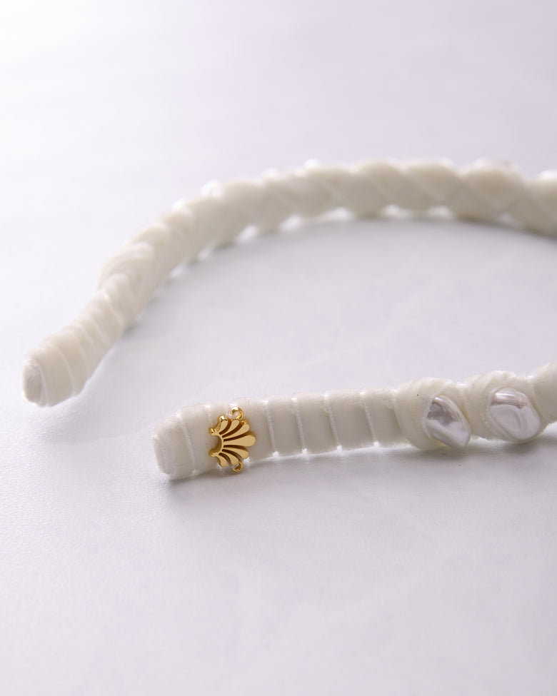 Ivory - Baroque Headband - Lele Sadoughi - Printfresh