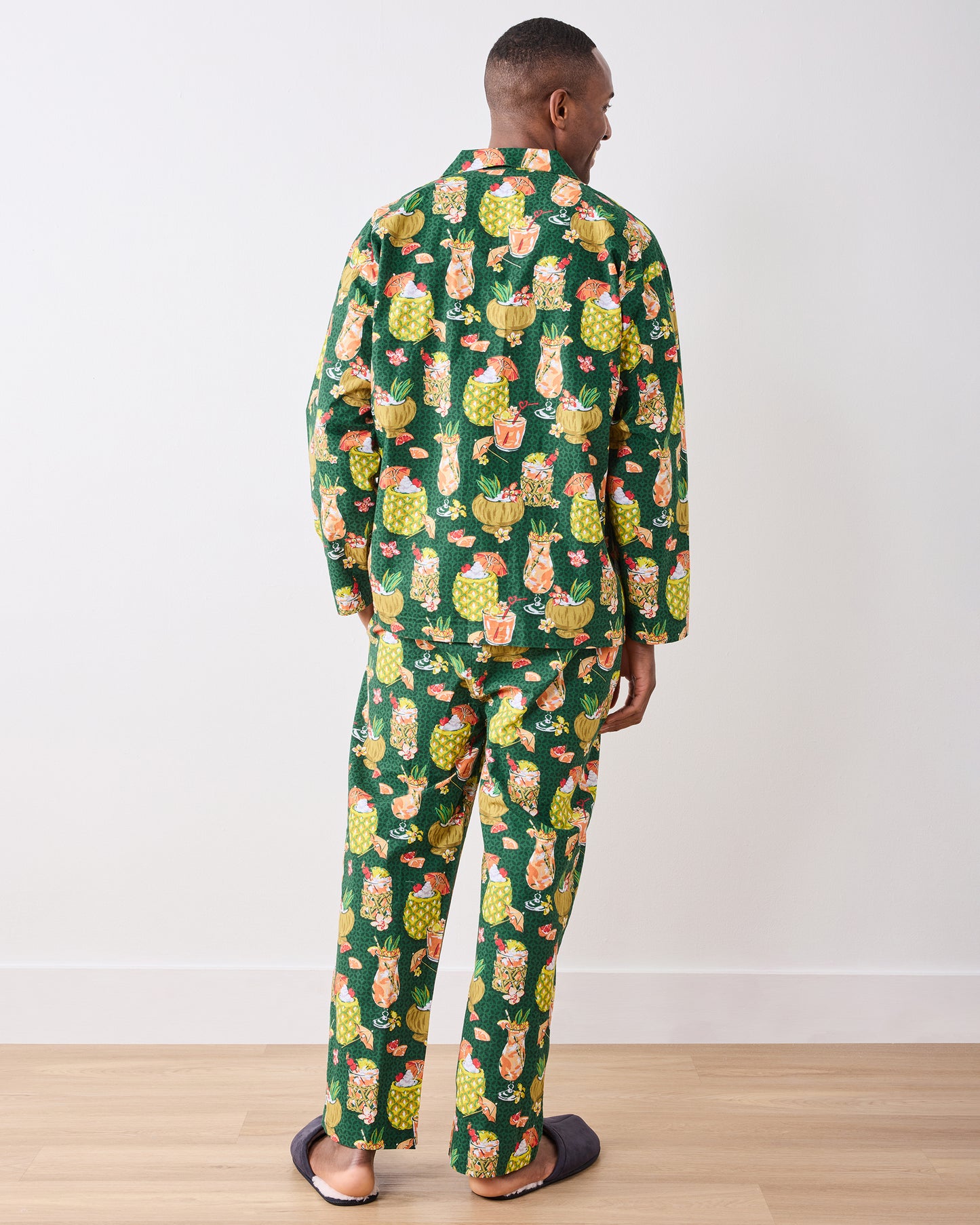 Paradise Punch - Men’s Long PJ Set - Emerald Isle