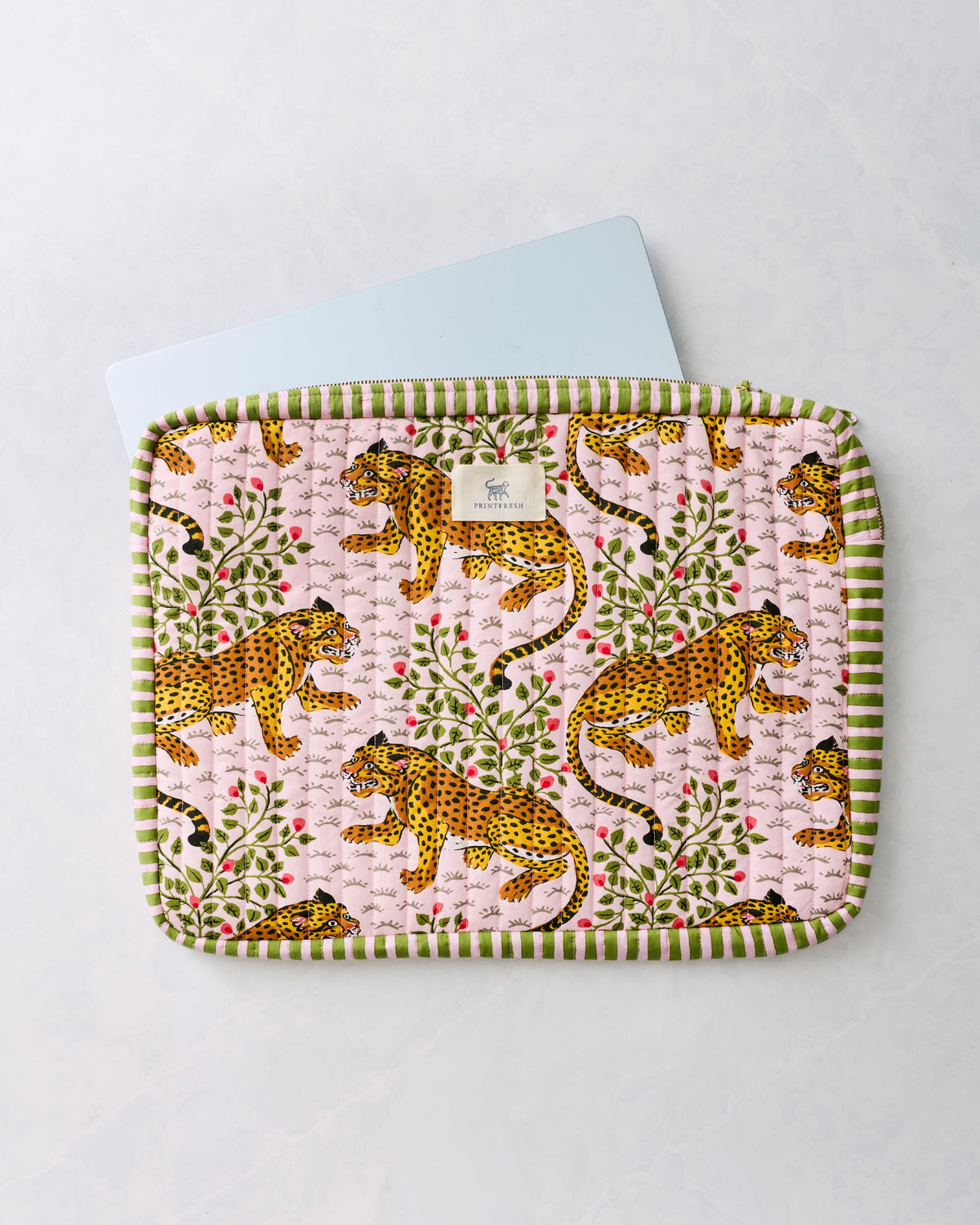 Bagheera - Zipper Closure Laptop Sleeve - Blush