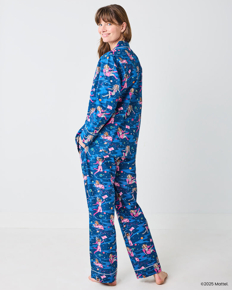 Barbie™ + Printfresh Astronaut Barbie - Long PJ Set - Galaxy Blue - Printfresh