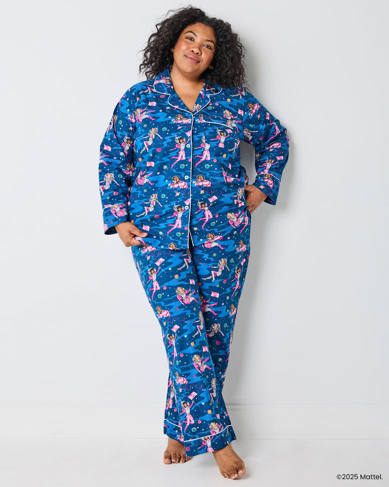 Barbie™ + Printfresh Astronaut Barbie - Long PJ Set - Galaxy Blue - Printfresh