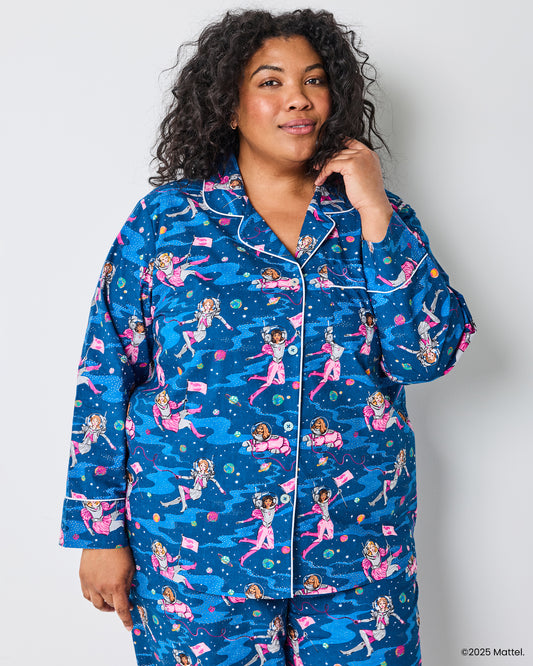 Barbie™ + Printfresh Astronaut Barbie - Long PJ Set - Galaxy Blue - Printfresh