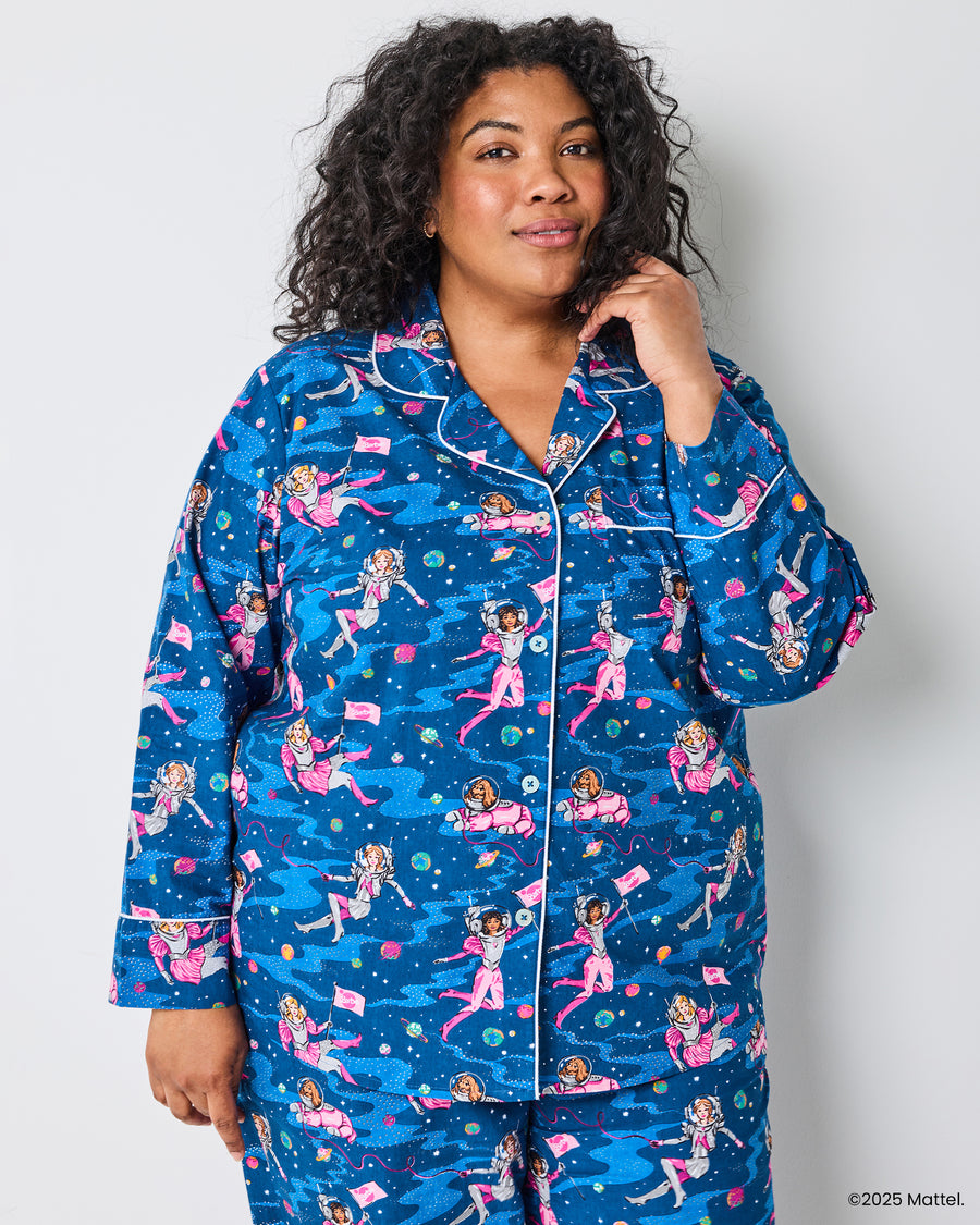 Barbie™ + Printfresh Astronaut Barbie - Long PJ Set - Galaxy Blue - Printfresh