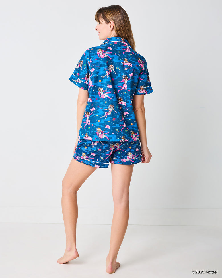 Barbie™ + Printfresh Astronaut Barbie - Short PJ Set - Galaxy Blue - Printfresh